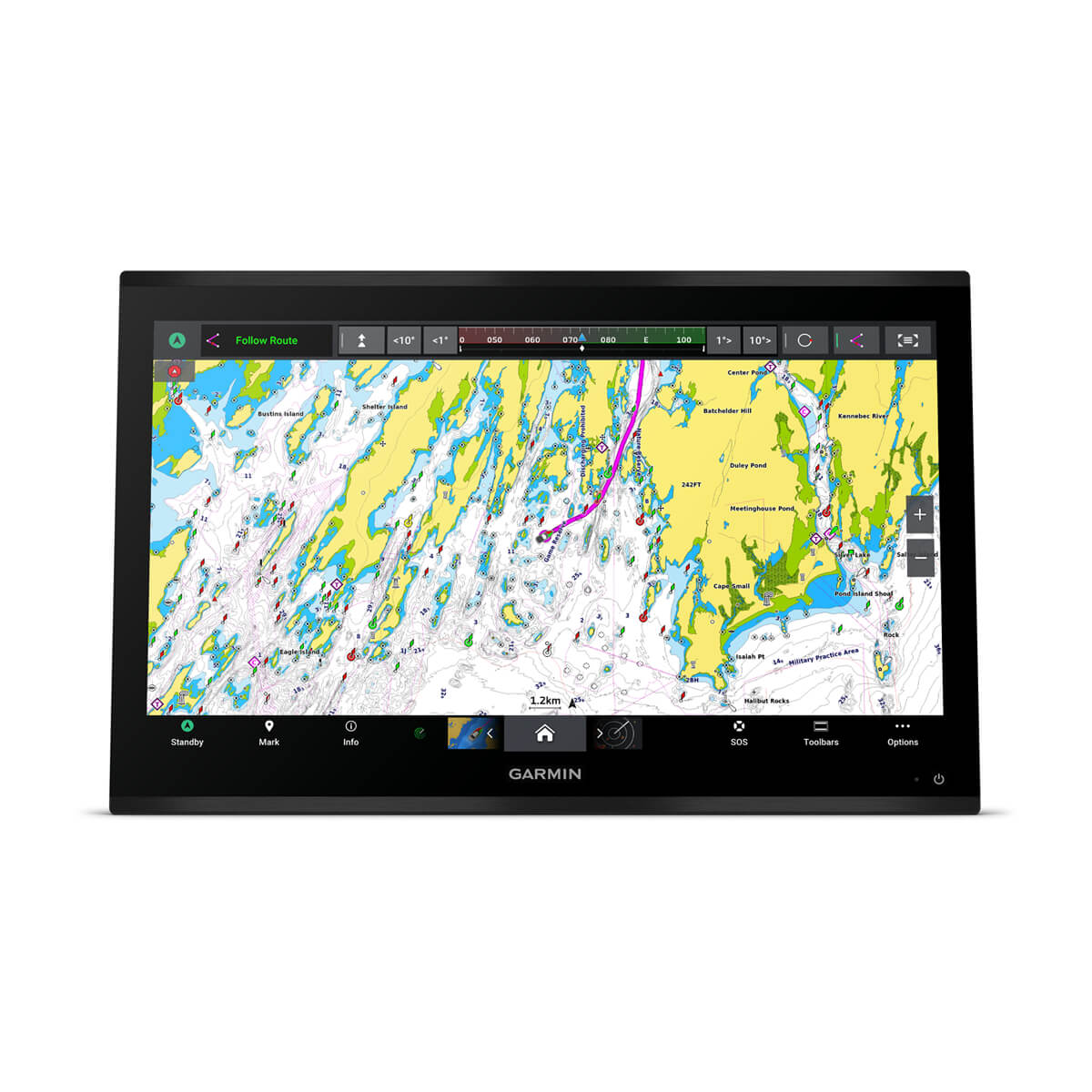 Garmin GPSMAP kaardiplotter meresõidukaardiga
