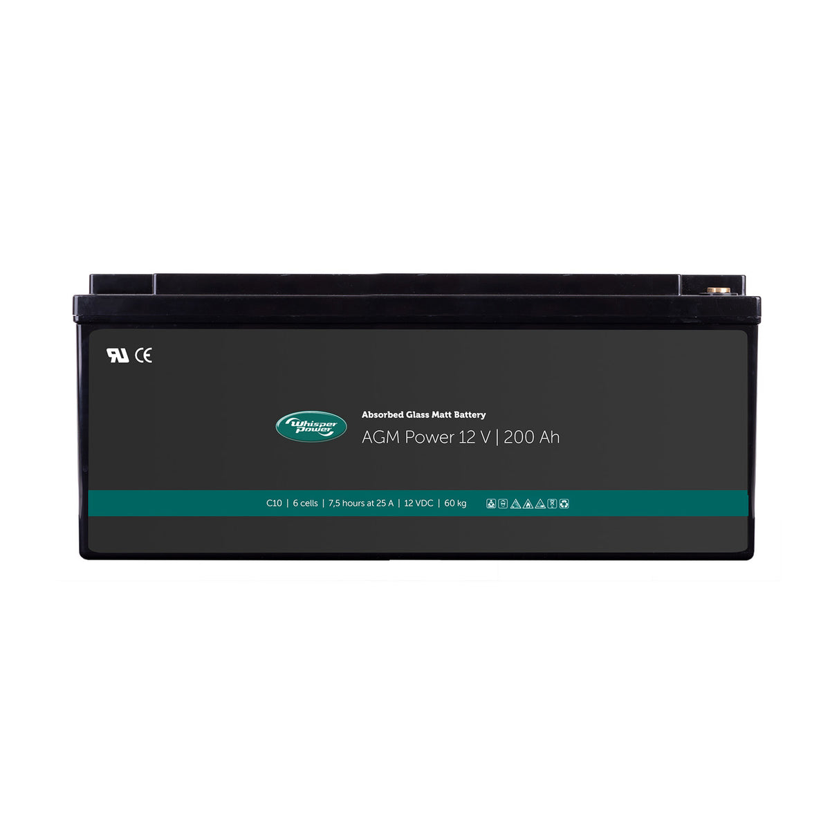 WhisperPower AGM akumuliatorius 12 V 200 Ah – 40290063