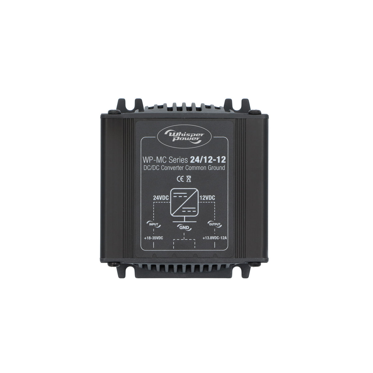 WhisperPower DC-DC muundur MC 24/12 V 12 A, ühine miinus – 60110016