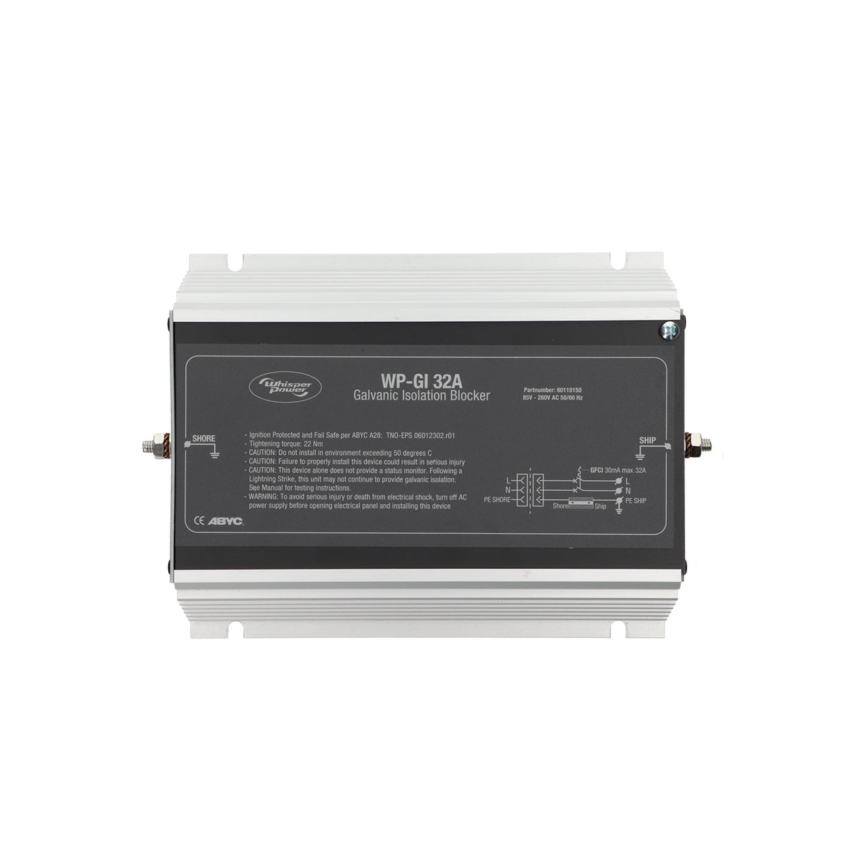 WhisperPower galvaninis izoliatorius GI 32 A – 60110150