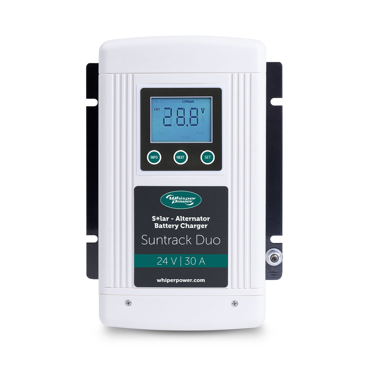 WhisperPower Suntrack DUO 24 V / 30 A – DC-DC ir MPPT saulės įkroviklis – 60111431