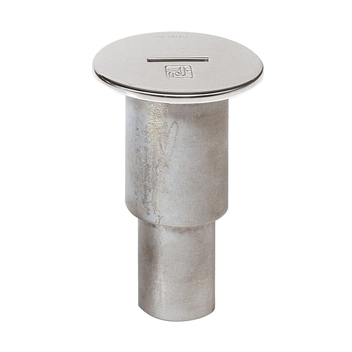 Vetus denio pralaida nuotekų išsiurbimui „WC“, nerūdijantis plienas, žarnai Ø 38 mm, dangtelis Ø 88 mm, L = 115 mm, su gervės rankenos lizdu – CAPWC38W