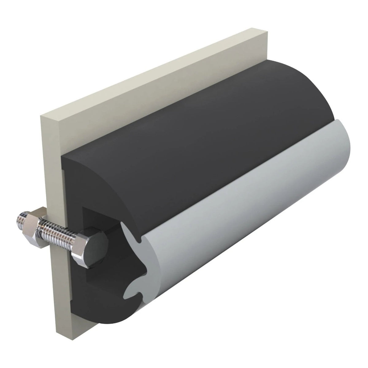 Vetus vinilinė apsauginė juosta, tamsiai pilka, HARO 50 x 34 mm, ritinys 30 m (kaina už metrą) – HARO5034L