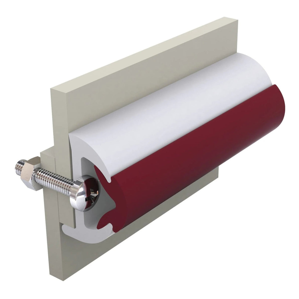 Vetus vinilinė apsauginė juosta, balta, POLY 40 x 31 mm, ritinys 30 m (kaina už metrą) – POLY40WL