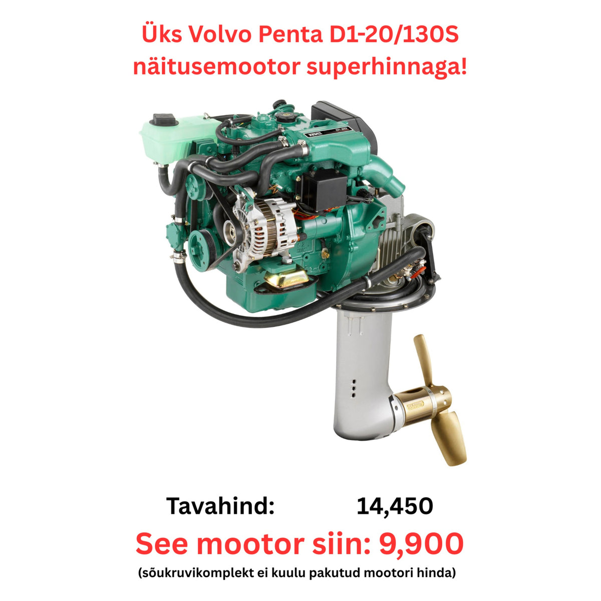 Volvo Penta D1-20/130S parodinis variklis