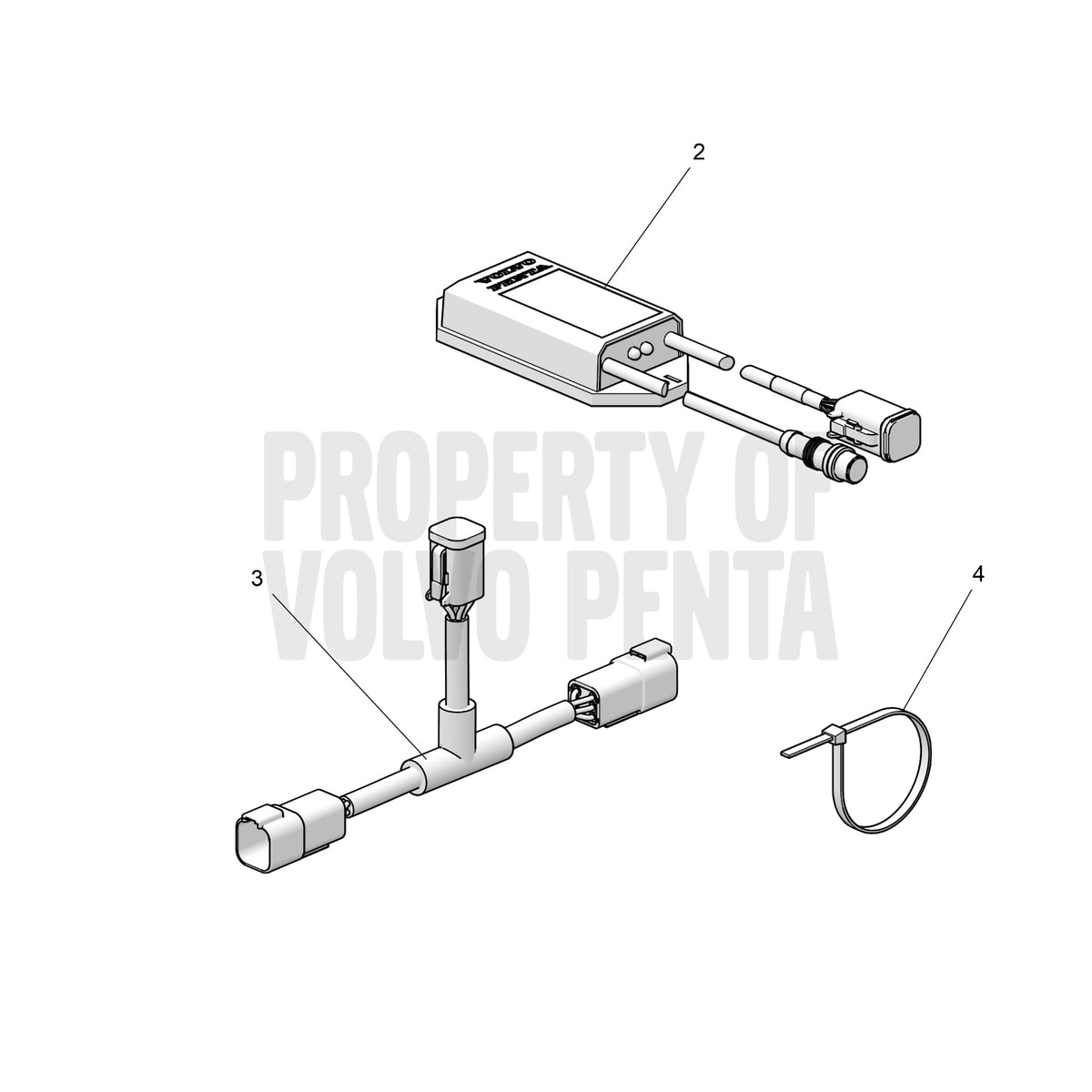 Volvo Penta Easy Connect lüüs Y-jaoturiga – 24273878