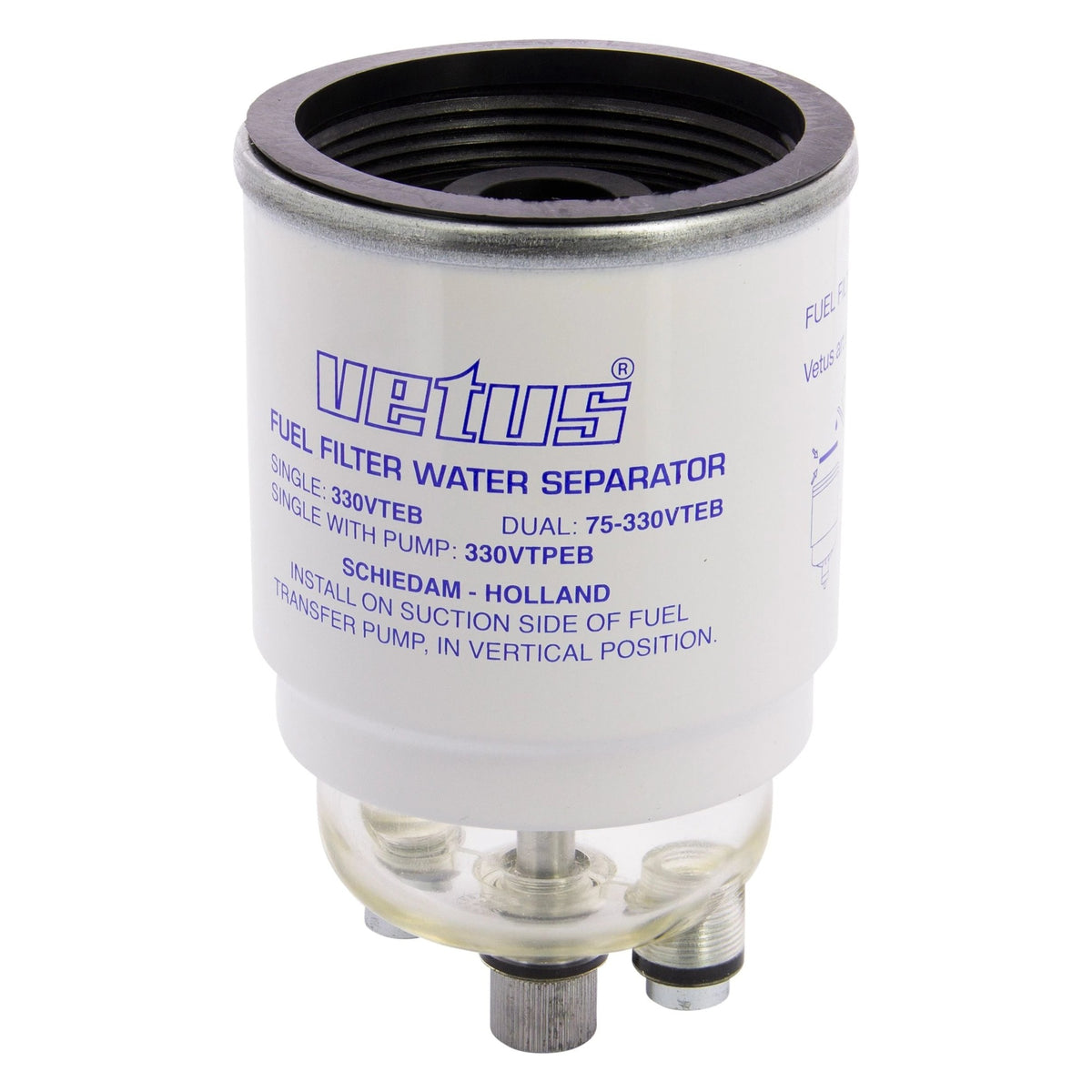 Vetus kuro filtro elementas 10 µm, iki 190 l/h, mėlynas