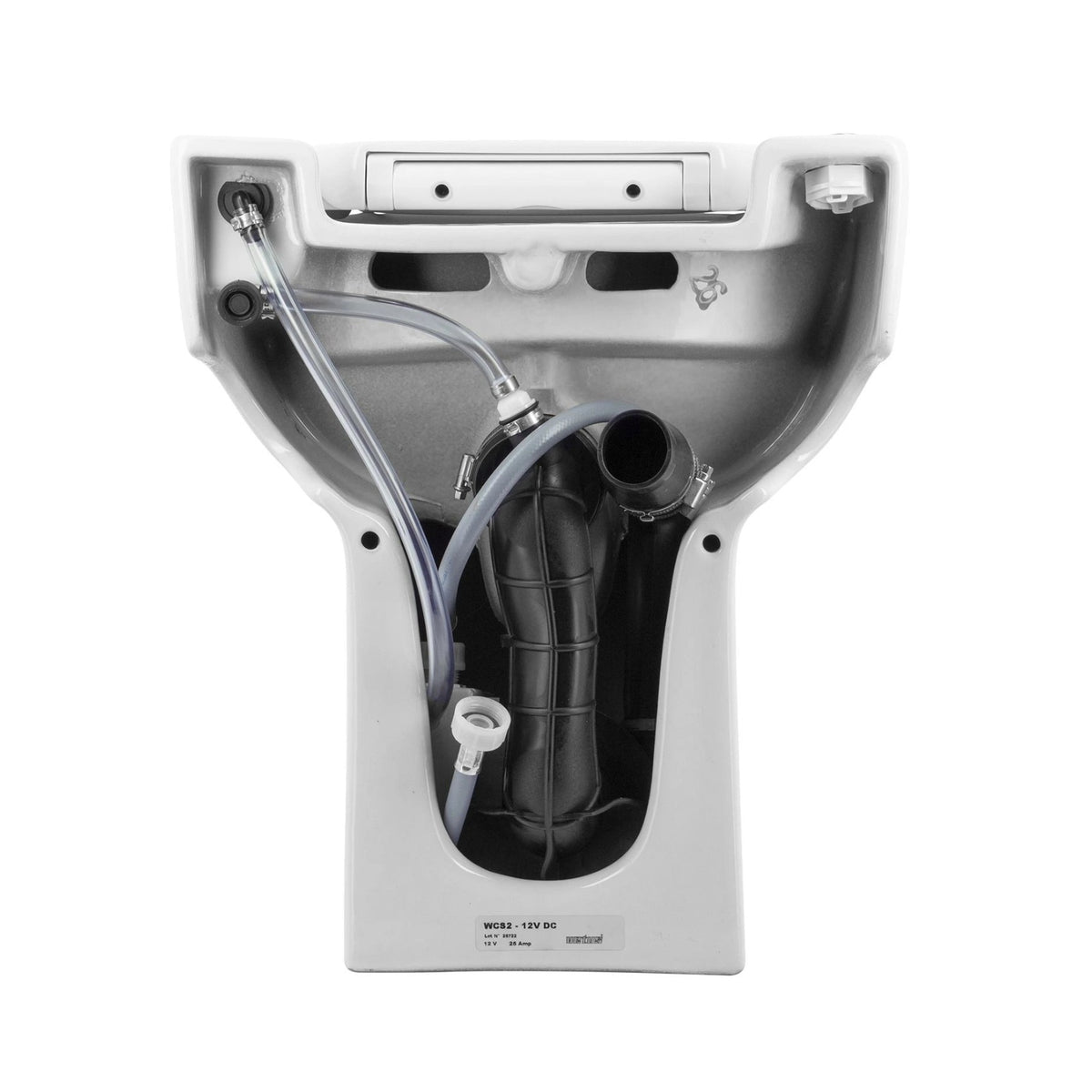 Vetus tualetas WCS2, 230 V 50 Hz, su mygtuku – WC220S