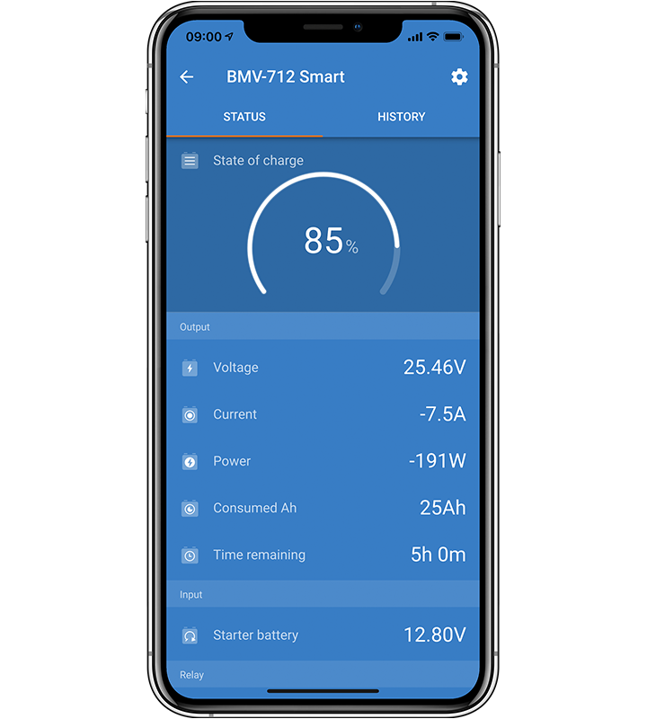 Victron BMV-712 Smart akumuliatoriaus monitorius su Bluetooth – nuotrauka 2