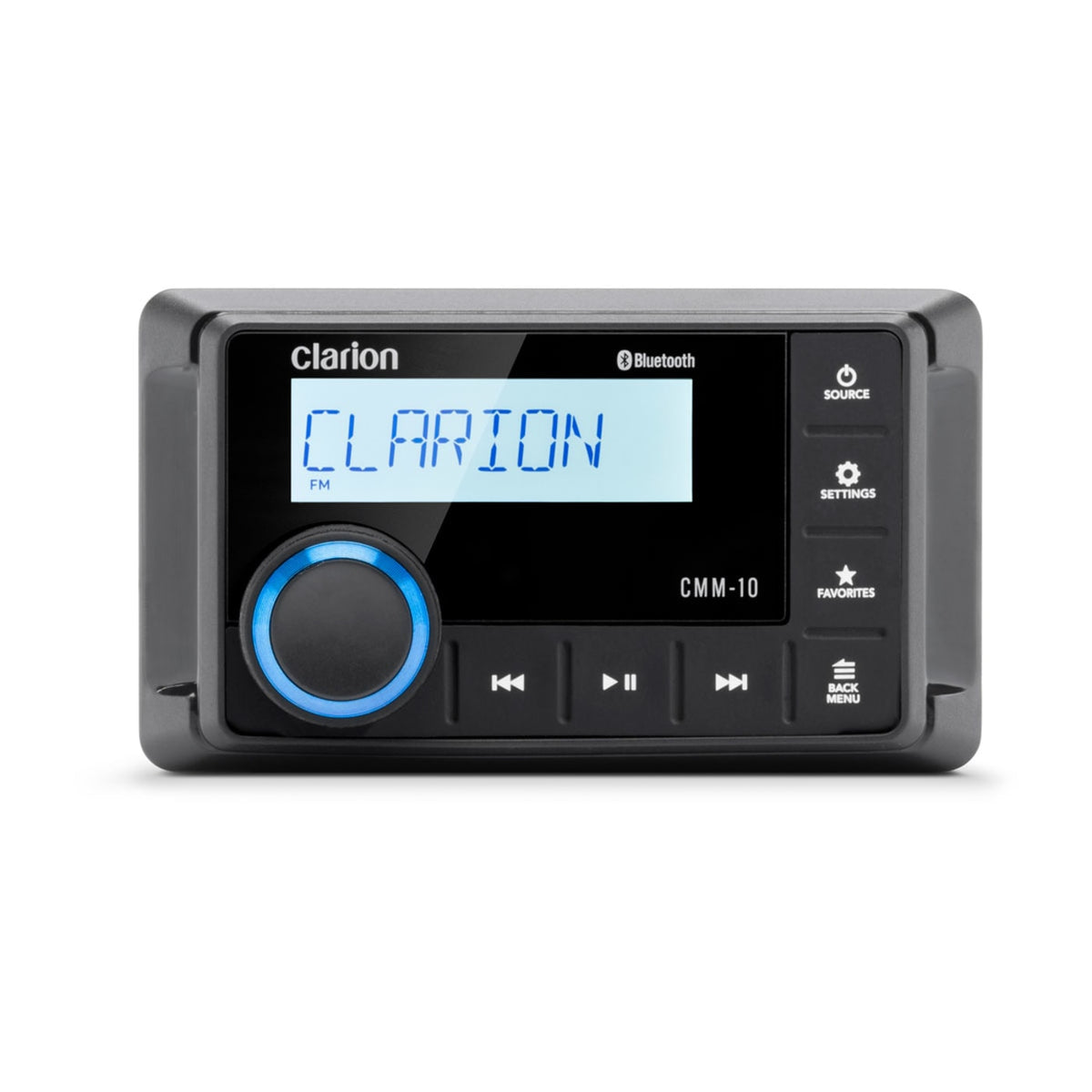 Clarion CMM-10i – kompaktiška laivo garso sistema su DAB+ radiju