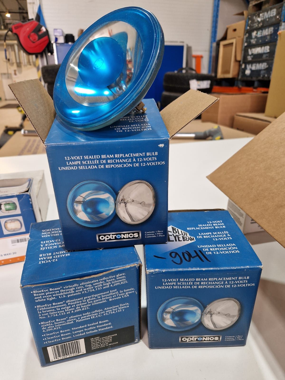 Optronics 12 V sealed beam atsarginė lemputė