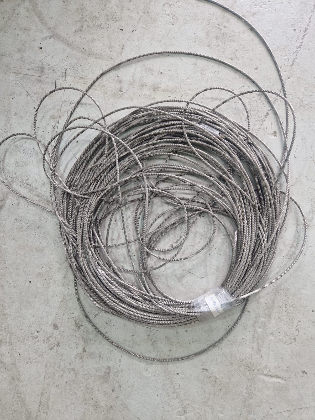 Nerūdijantis vantas / trosas 6 mm, 133 vielų (kaina už metrą)