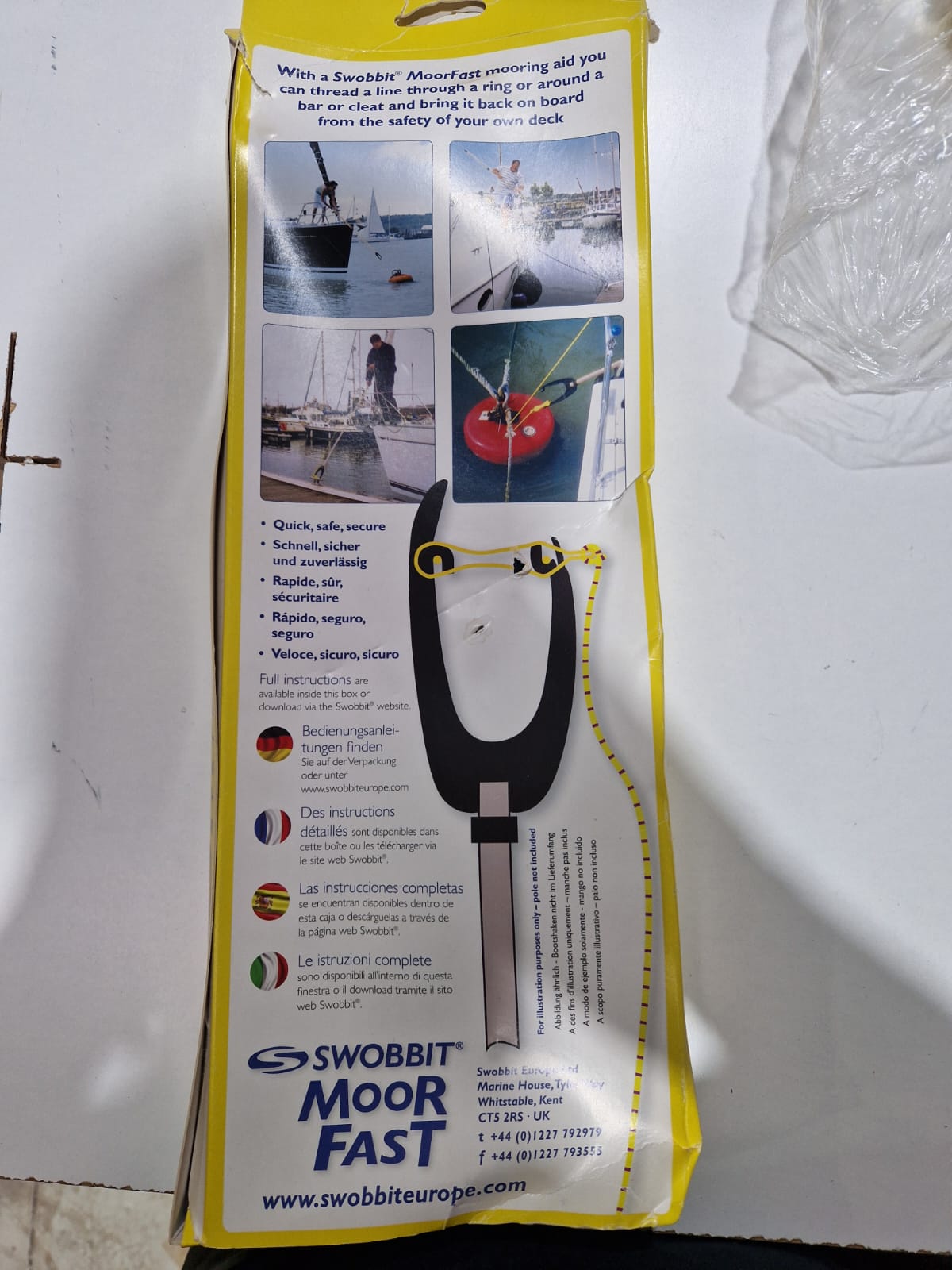 Swobbit Moorfast švartavimo kablys SW66690