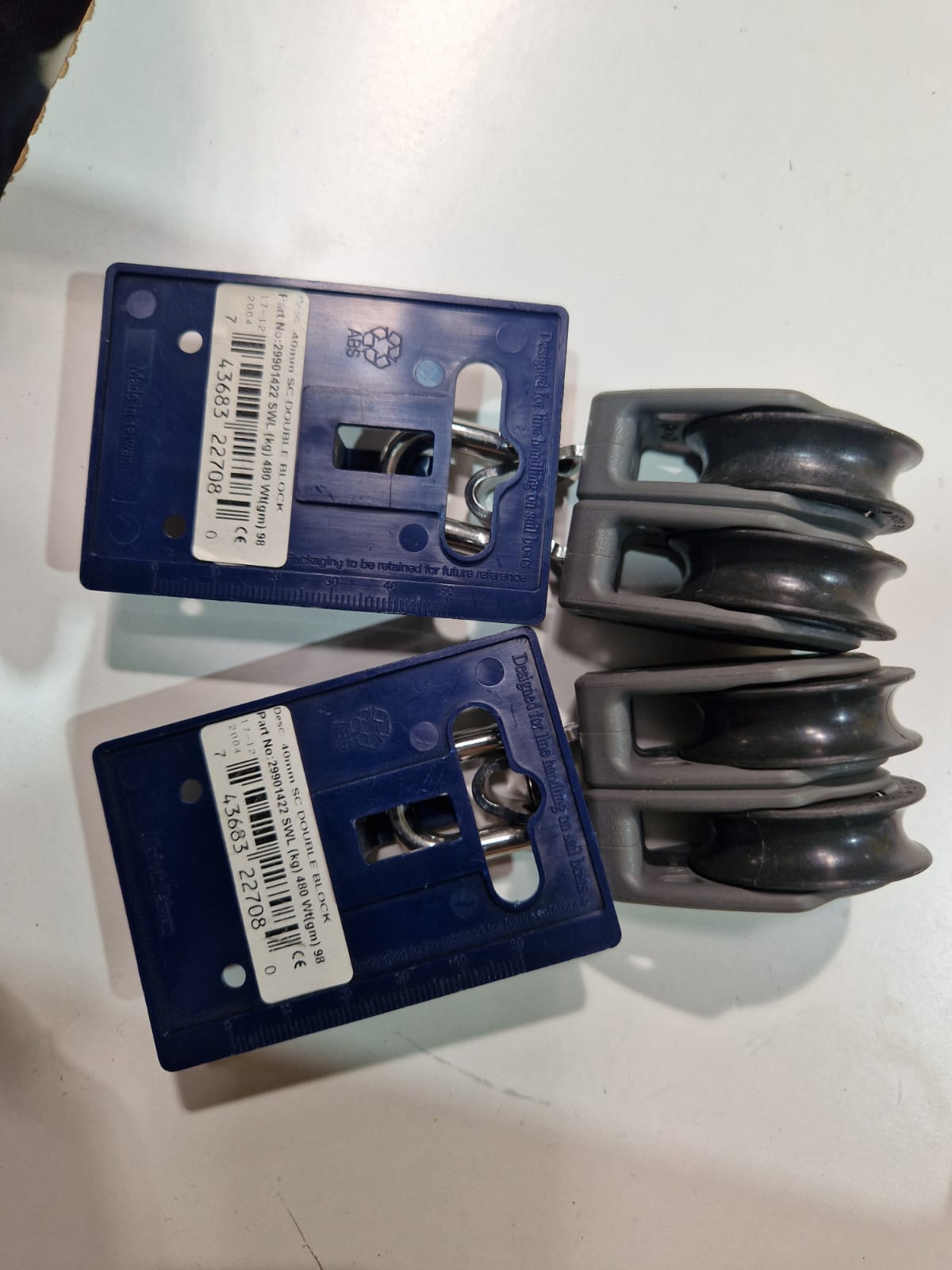 Lewmar 40 mm SC dvigubas blokas