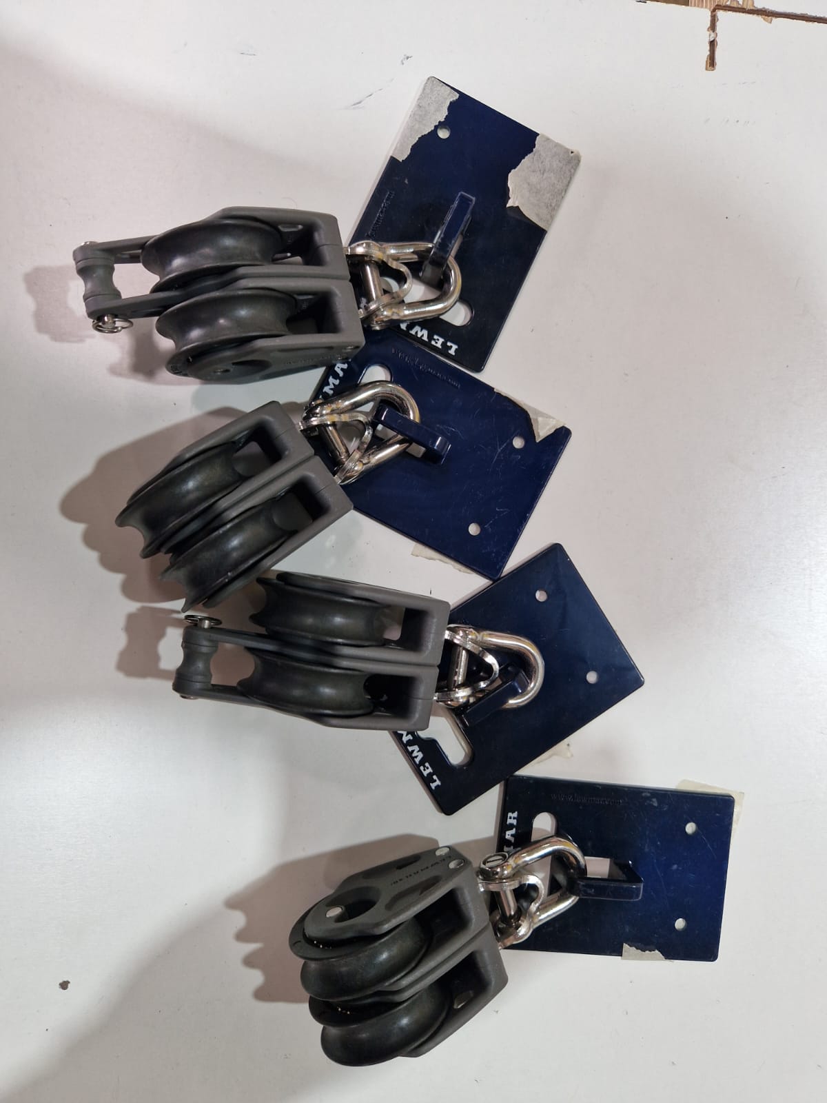 Lewmar 40 mm SC dvigubas blokas su beketu