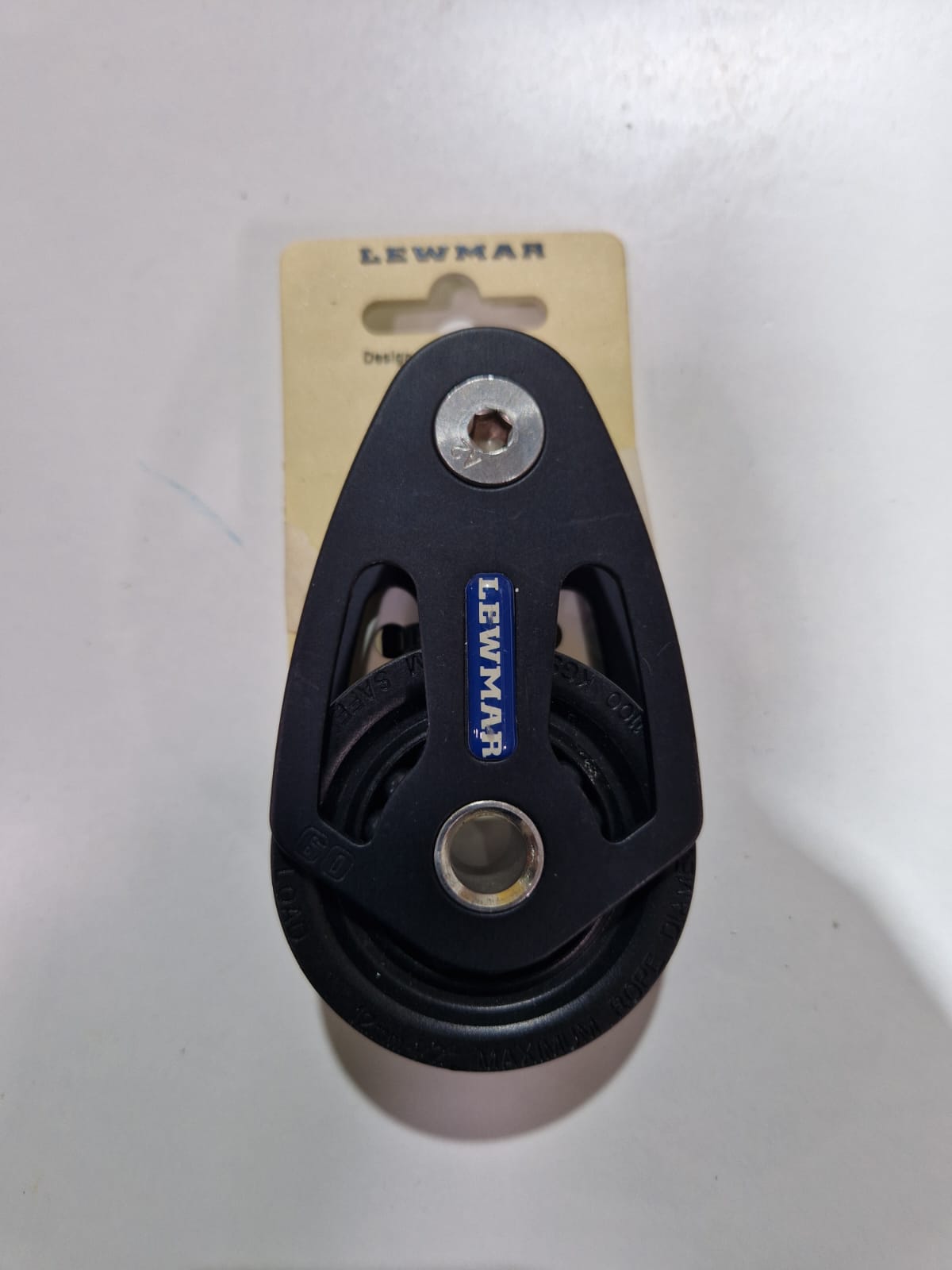 Lewmar HTX 60 mm web viengubas blokas