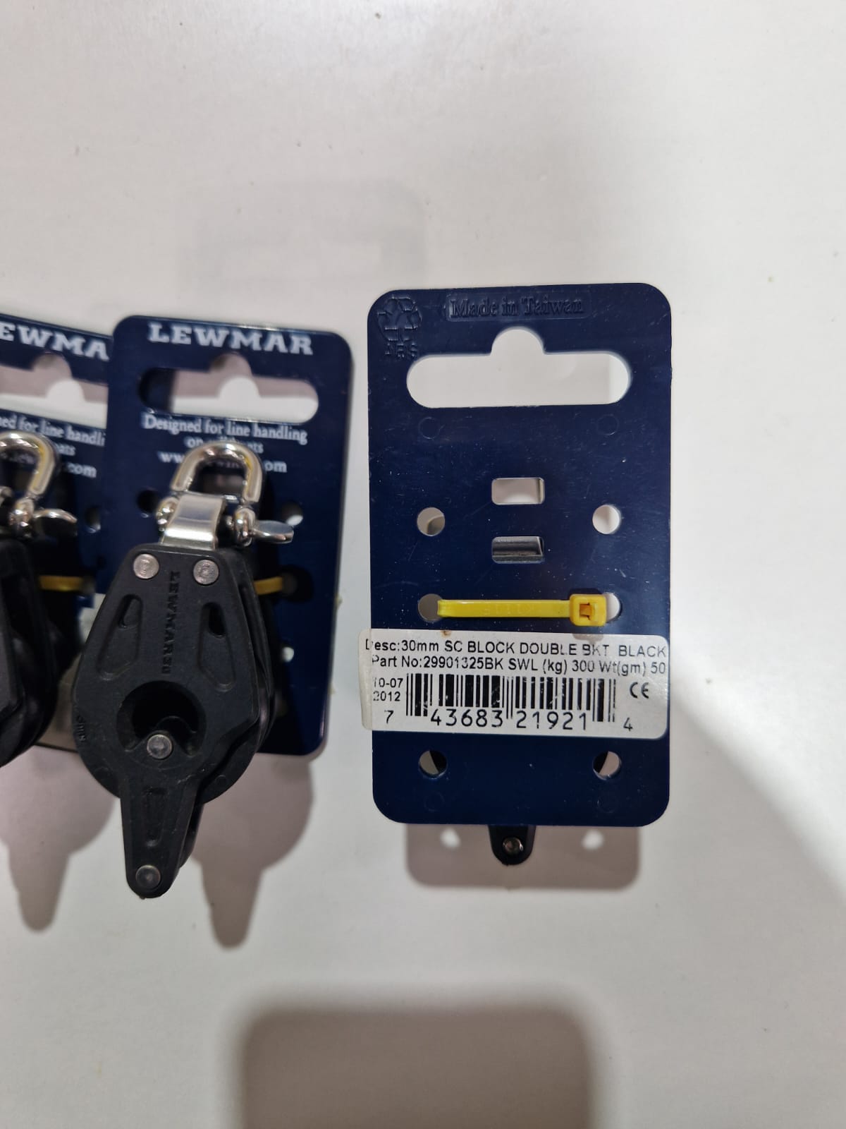Lewmar 30 mm SC dvigubas blokas su beketu