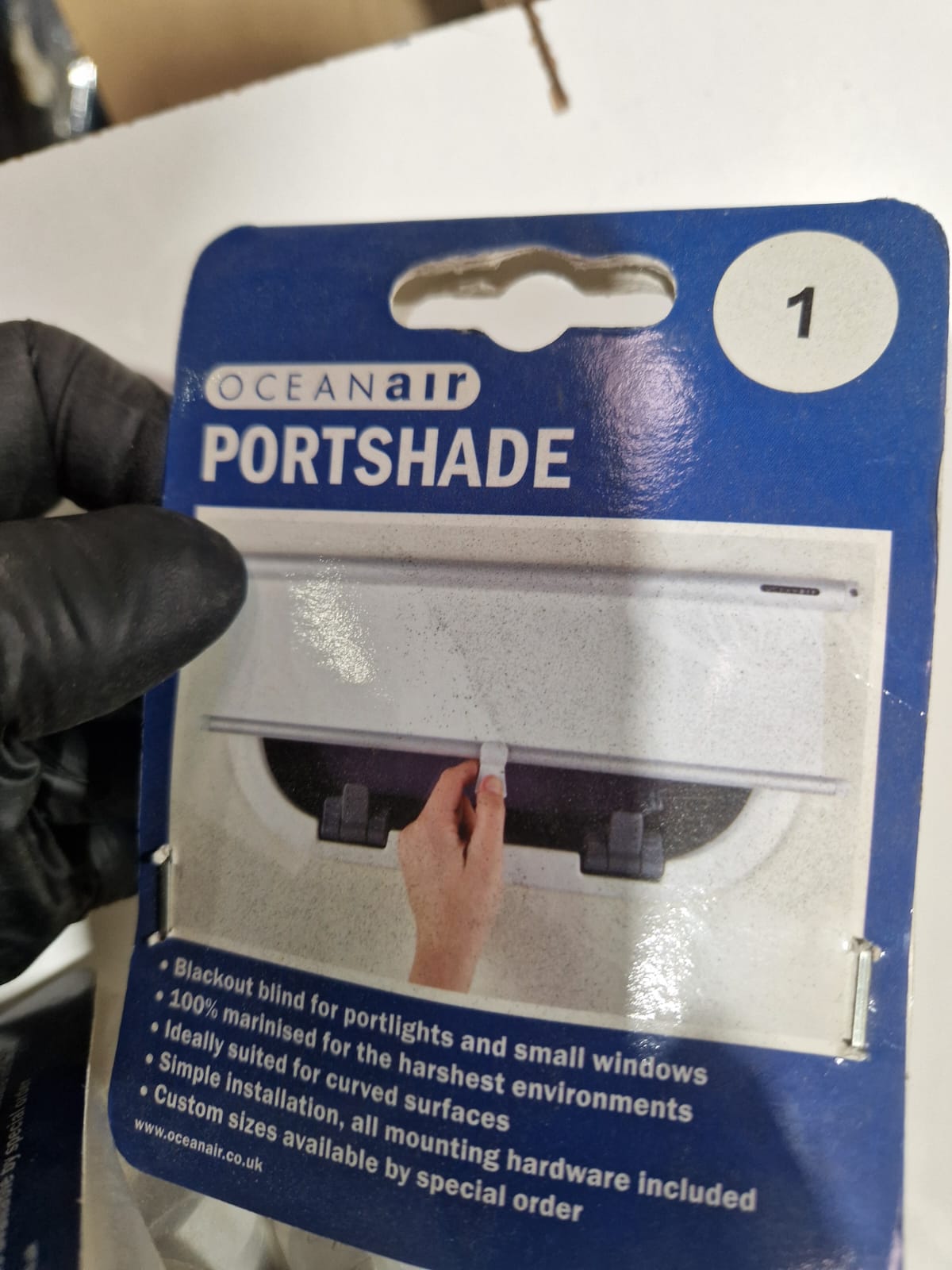 PORTshade roletinė užuolaida, sidabrinė, 1 dydis