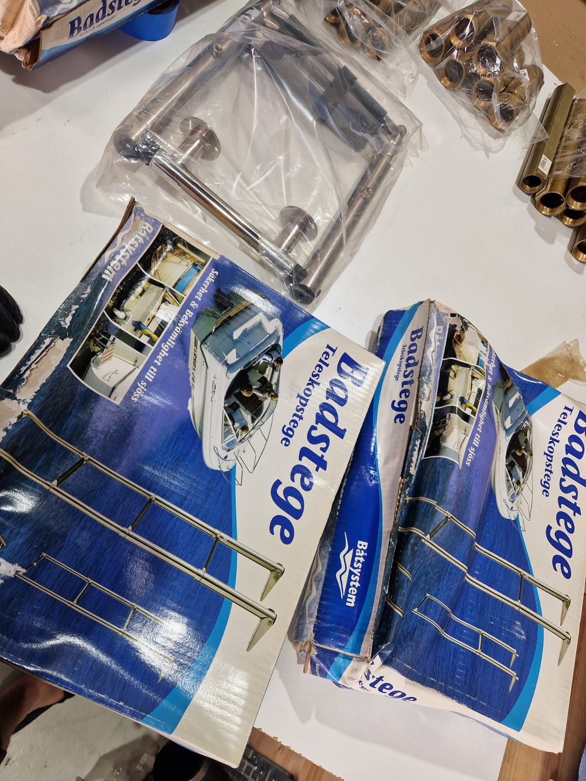 Båtsystem BKT73A teleskopinės kopėčios (3 vnt. rinkinys)