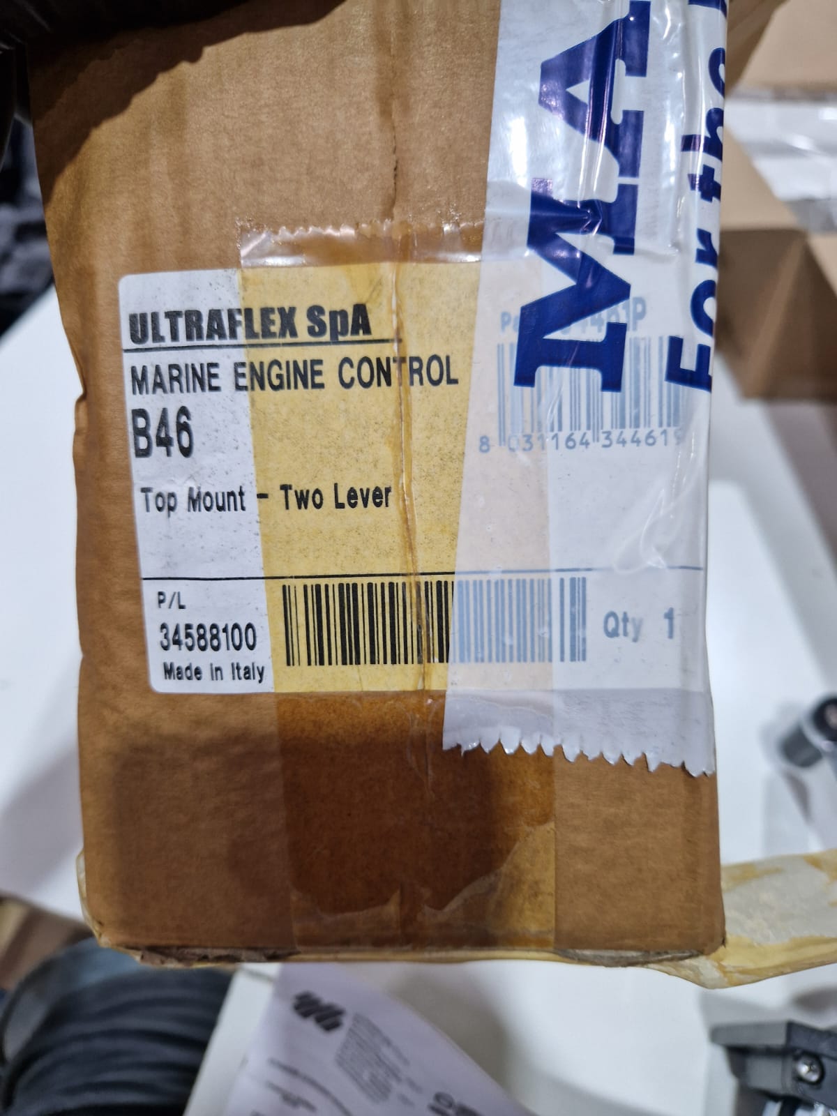 Ultraflex B46 pavarų mechanizmas