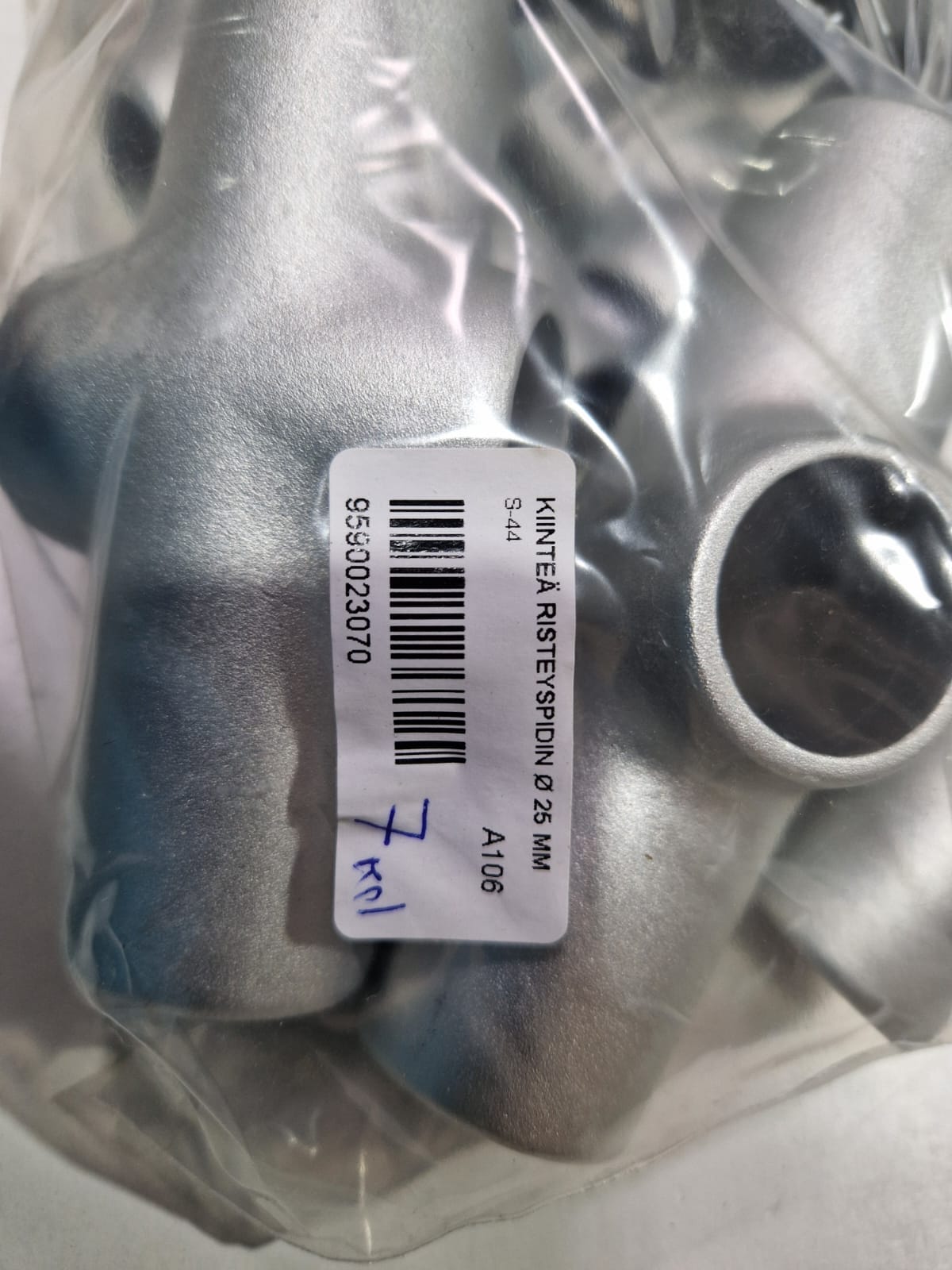 Aliumininė kryžminė jungtis S-44 25 mm