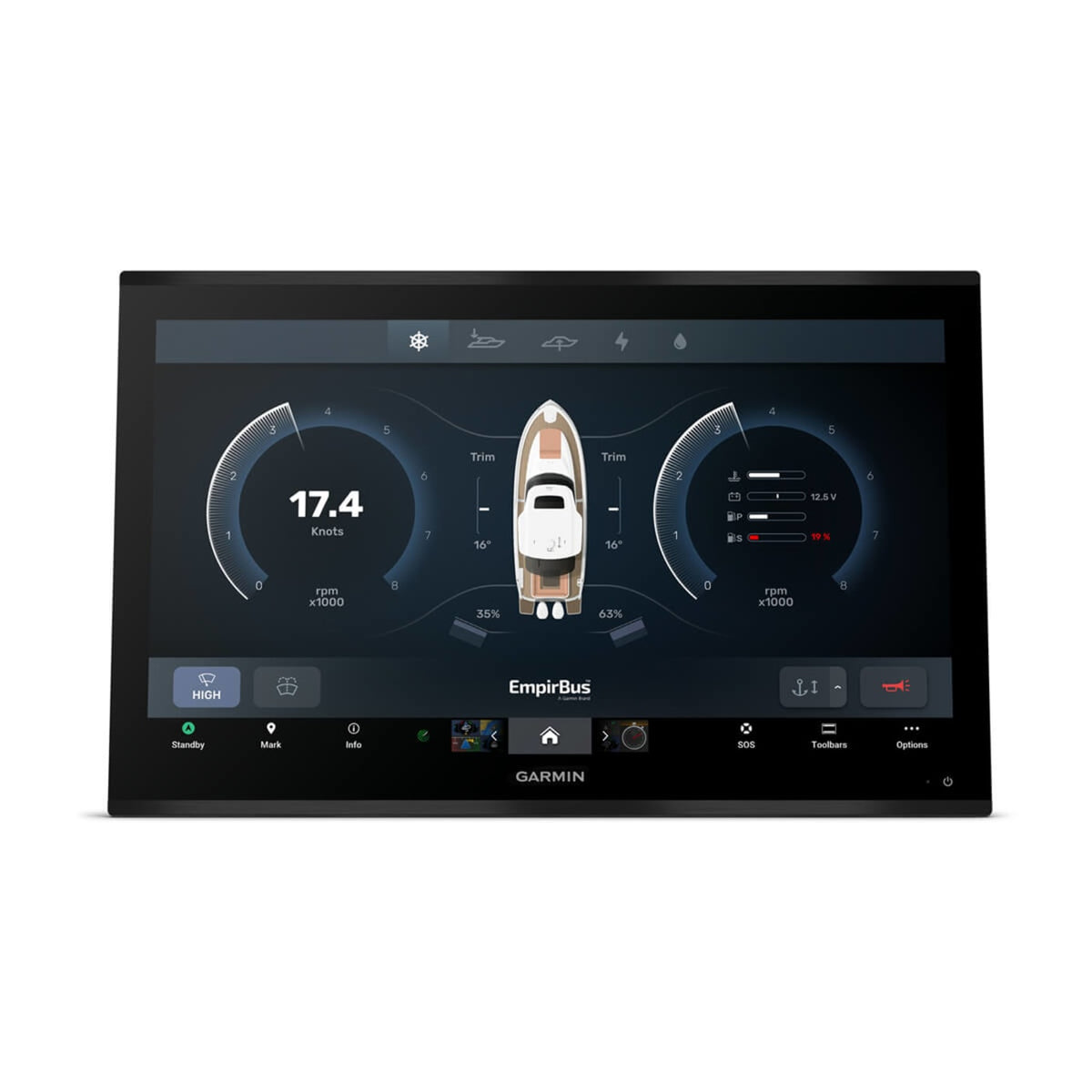 Garmin GPSMAP 9027 – 27" 4K premium čartploteris