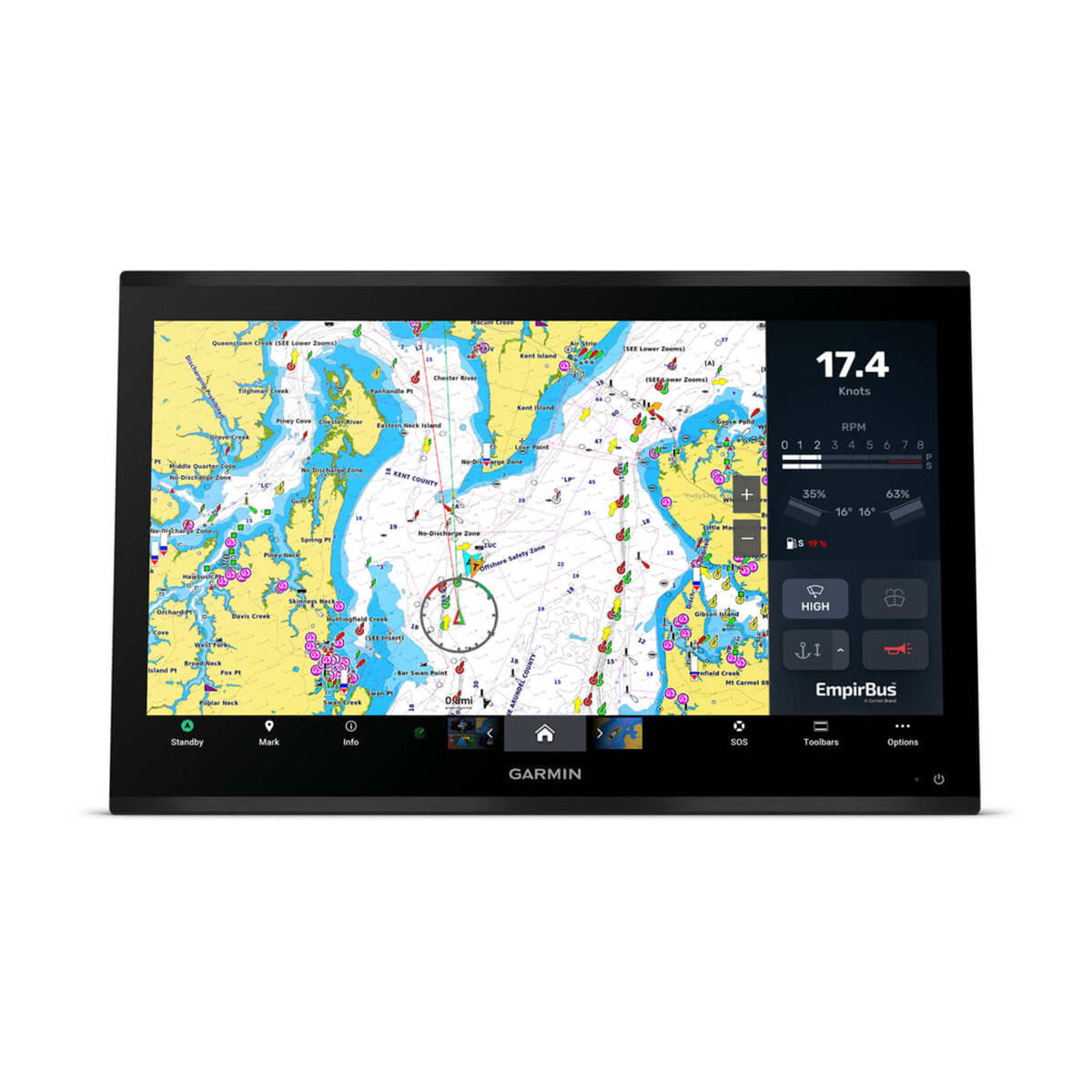 Garmin GPSMAP 9024 – 24" 4K premium čartploteris