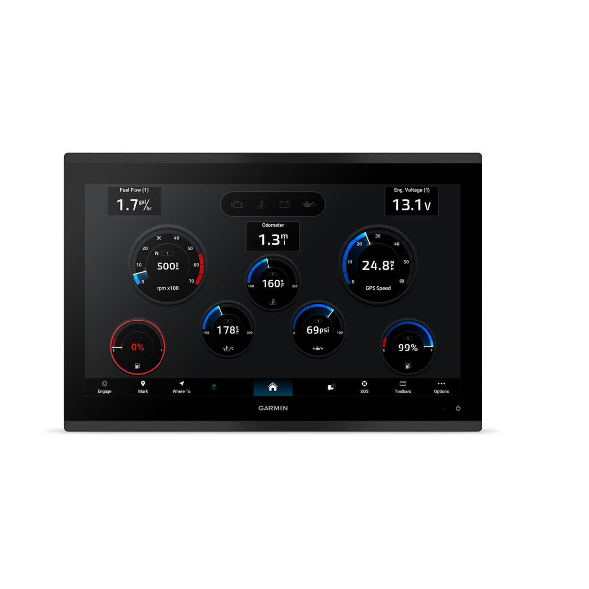 Garmin GPSMAP 9017xsv – 17" premium čartploteris su echolotu