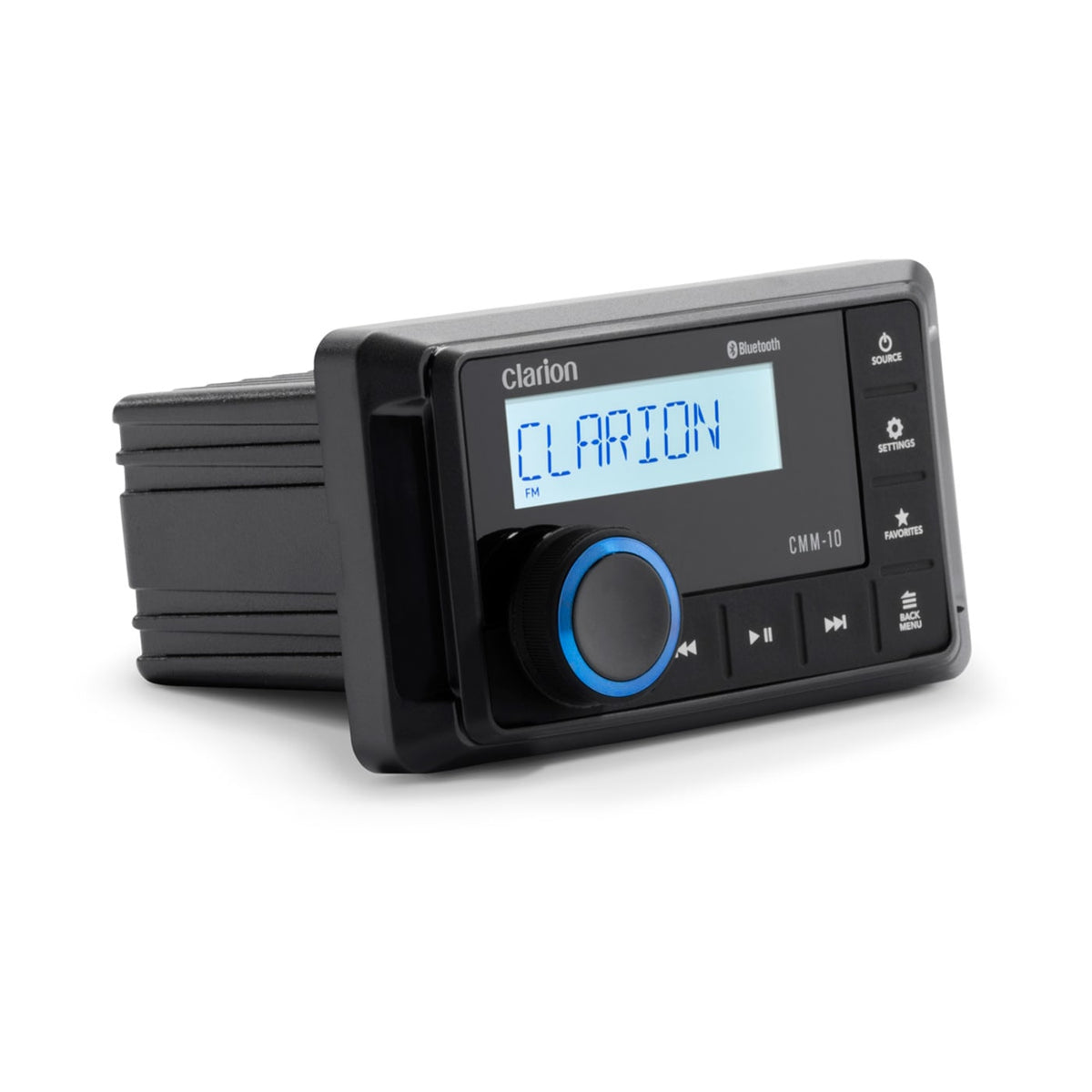 Clarion CMM-10i – kompaktiška laivo garso sistema su DAB+ radiju