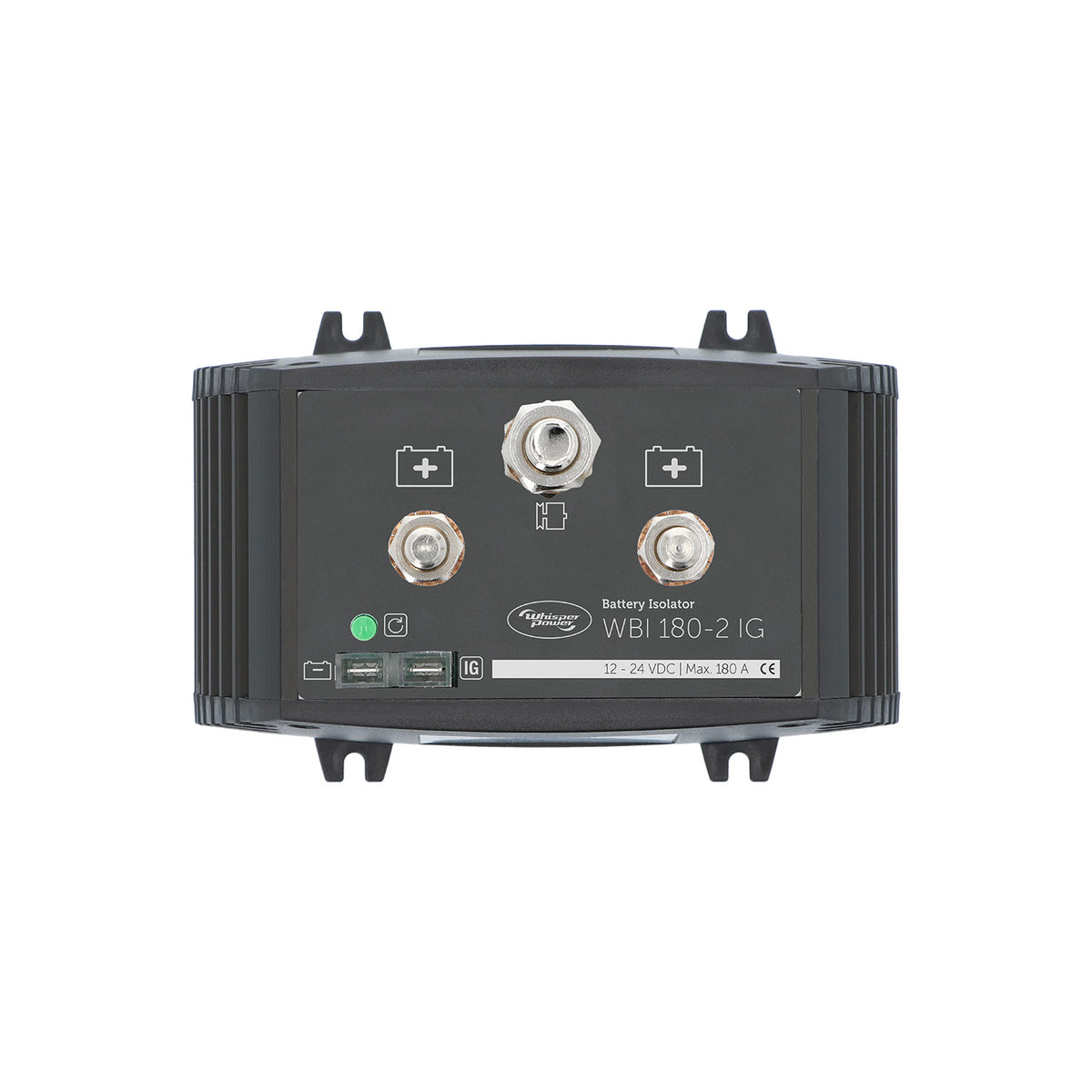WhisperPower elektroninis akumuliatorių izoliatorius WBI 180 A, 2 išėjimai, IG – 60115012