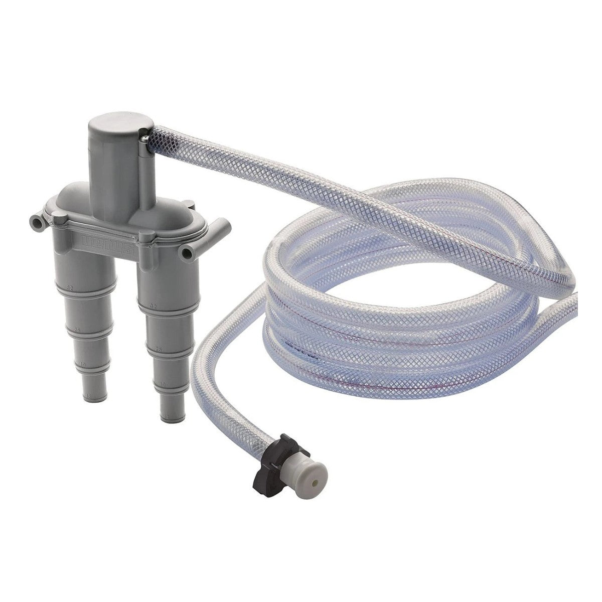 Vetus ventiliacijos įtaisas su žarna (įskaitant 4 m žarnos ir korpuso pralaidą), 13–32 mm – AIRVENTH