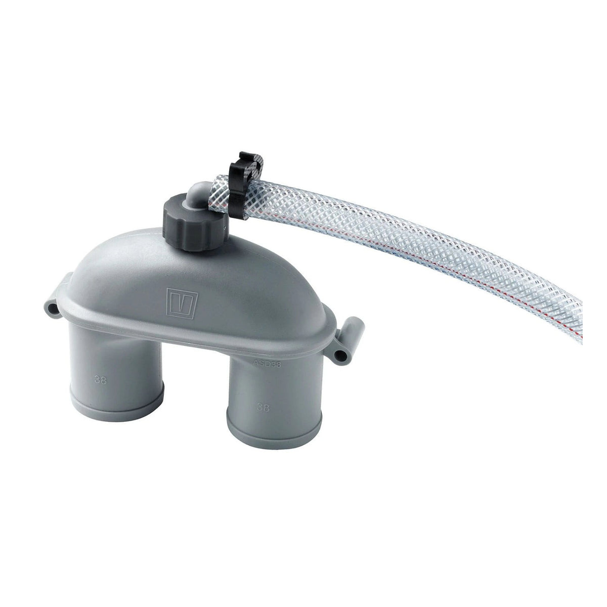 Vetus sifono apsauga su žarna (įskaitant 2 m žarnos ir korpuso pralaidą), 38 mm – ASD38H