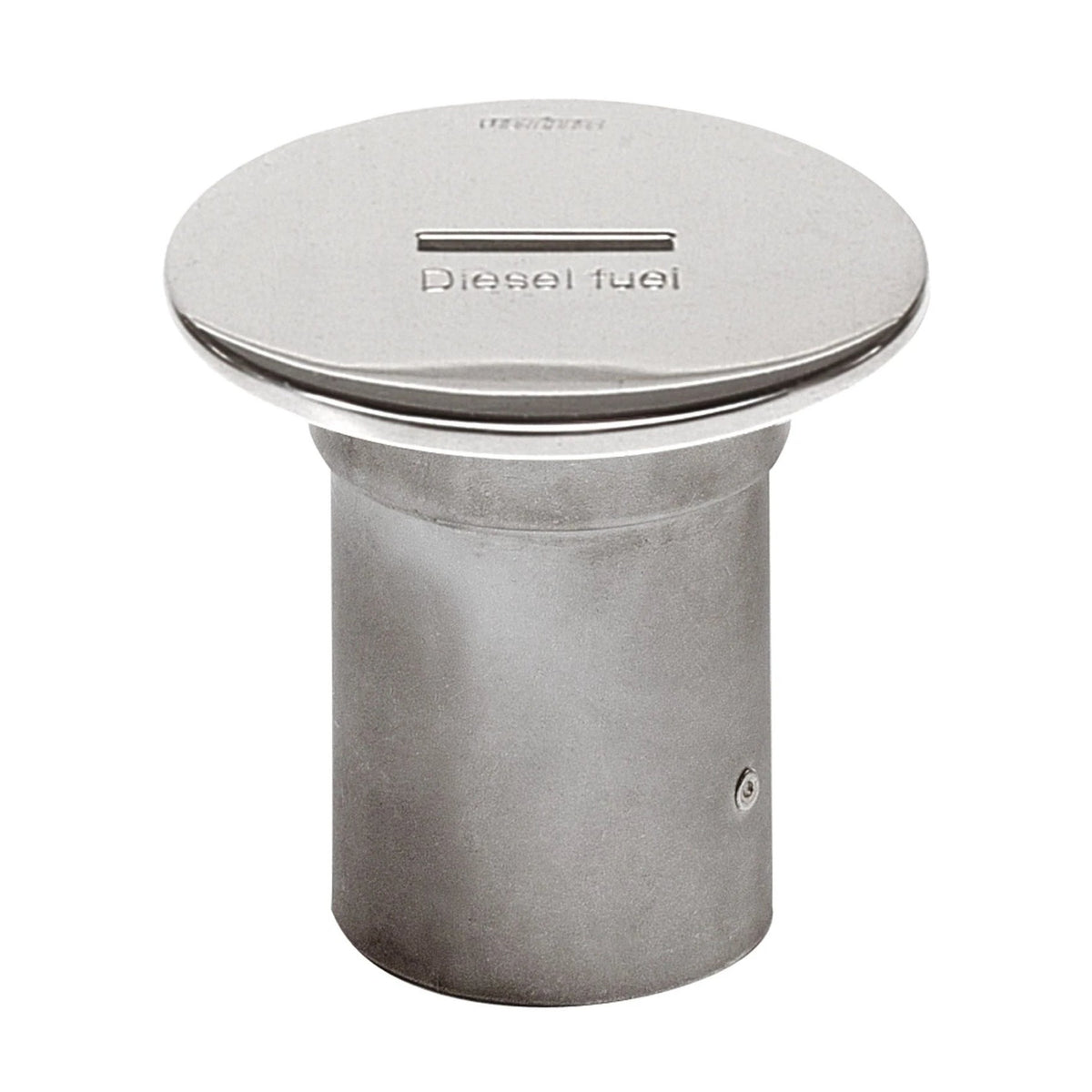 Vetus įpylimo dangtelis „DIESEL FUEL“, nerūdijantis plienas, žarnai Ø 51 mm, dangtelis Ø 93 mm, L = 75 mm – CAPF51S