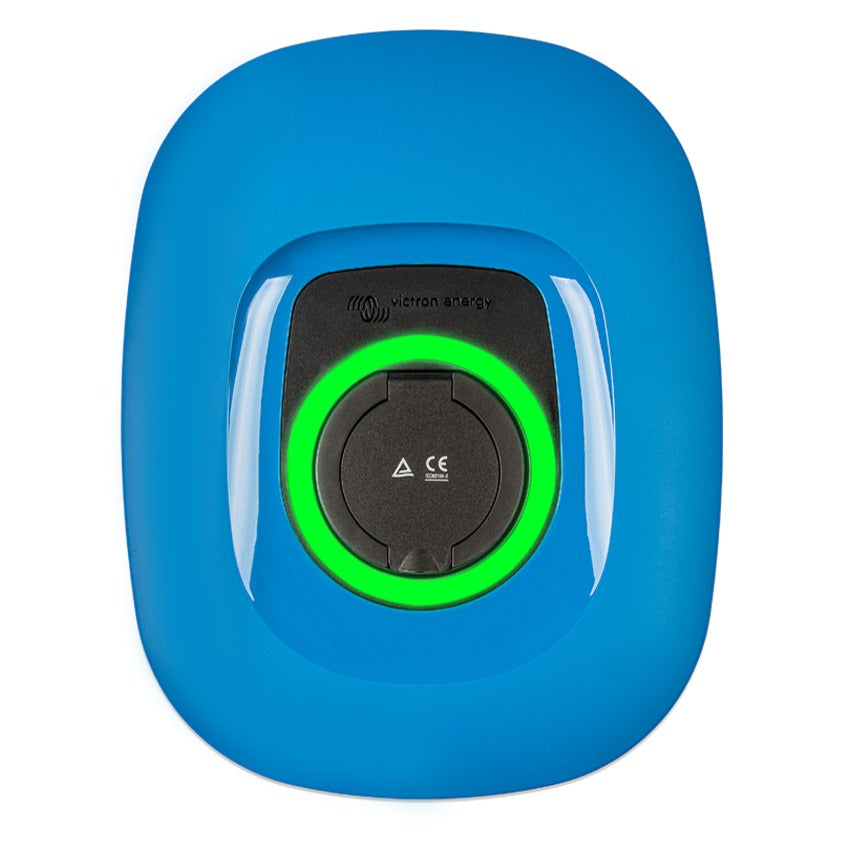 Victron EV Charging Station II, juodas priekinis skydelis