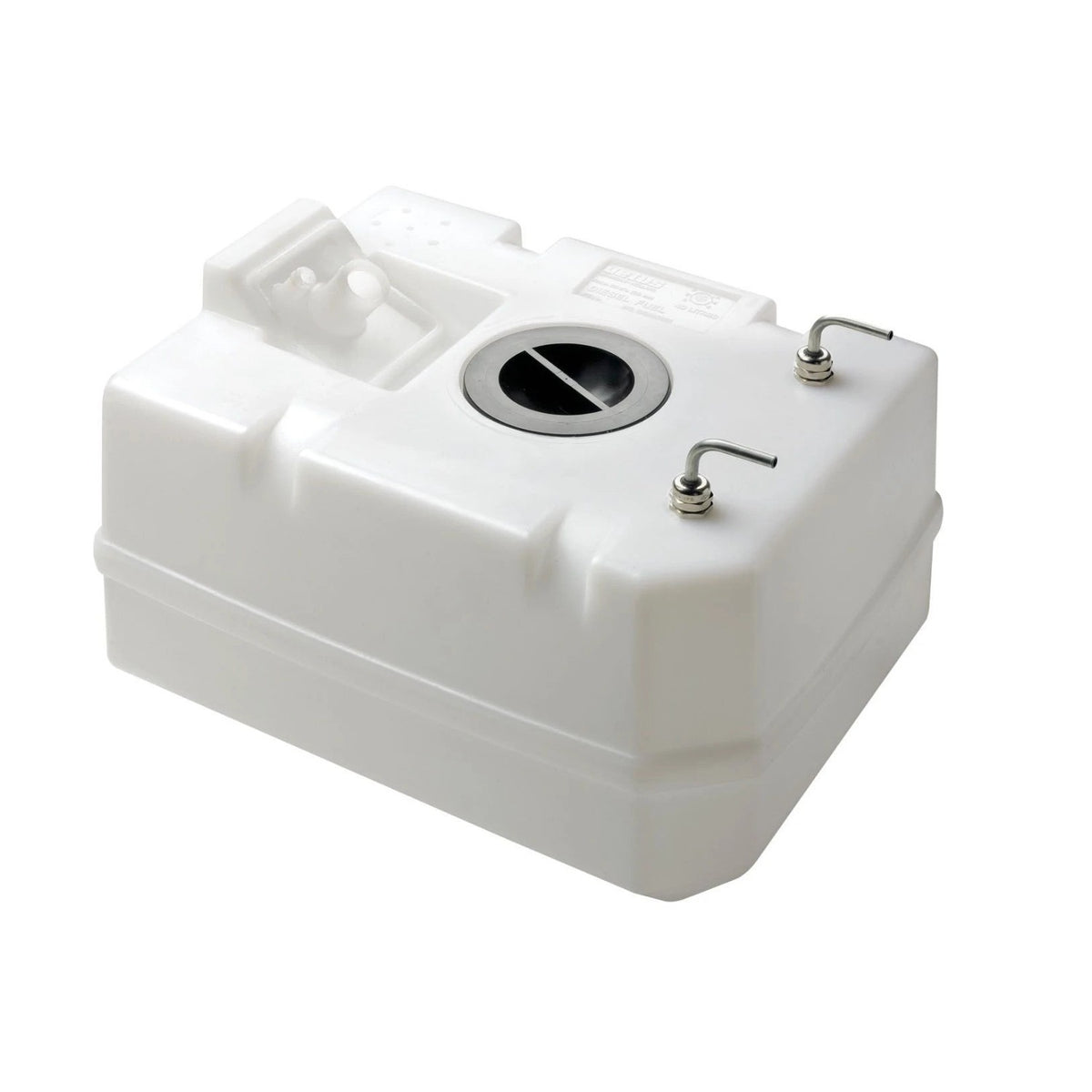 Vetus sintetinis dyzelino bakas 80 l, su jungtimis, 8 mm kuro žarnai – FTANK80A