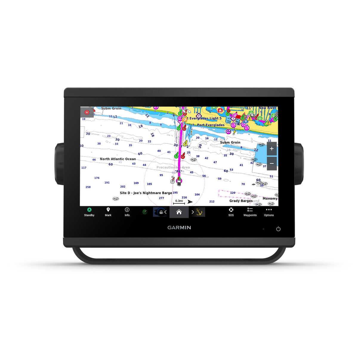 GARMIN GPSMAP 923 – 9" didelės raiškos čartploteris kompaktiškai vairinei