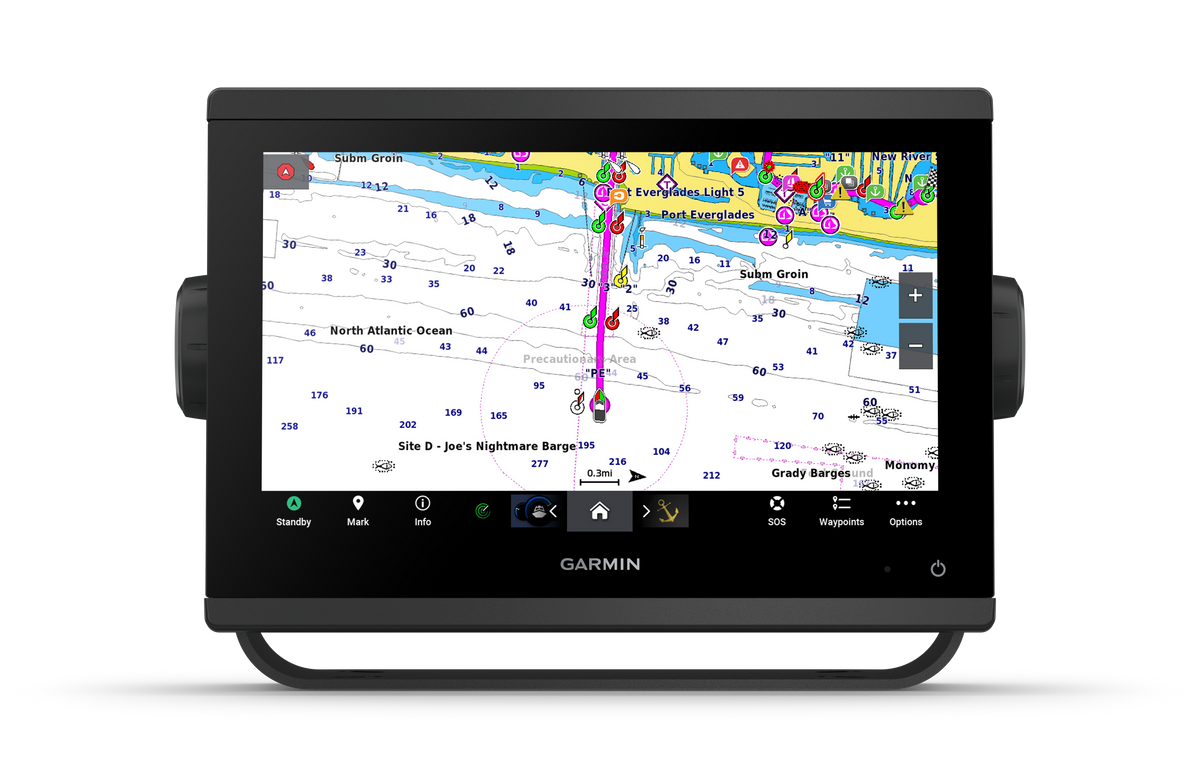 GARMIN GPSMAP 923xsv – 9" čartploteris-echolotas su UHD sonaru – nuotrauka 5