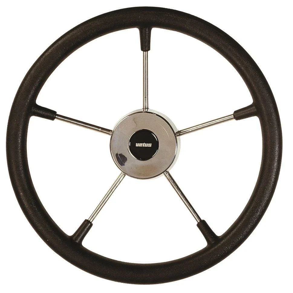 Vetus vairaratis KS38, Ø 380 mm (15"), su PU putų danga, juodas – KS38Z