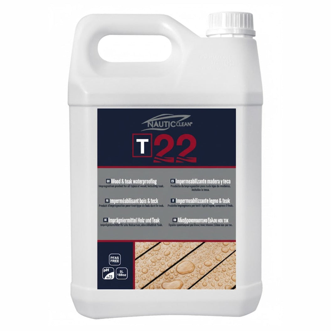 Nautic Clean T22 medienos ir tikmedžio hidroizoliacija 5 l