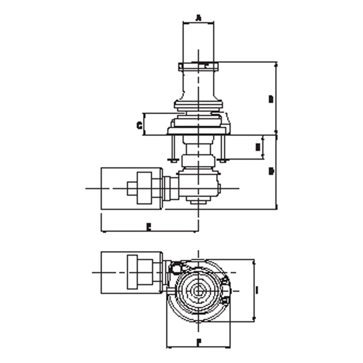 Maxwell vertikaalne ankruvints VW10-10, 24 V, 1200 W, 100TDC ketiratas + spill – P102591