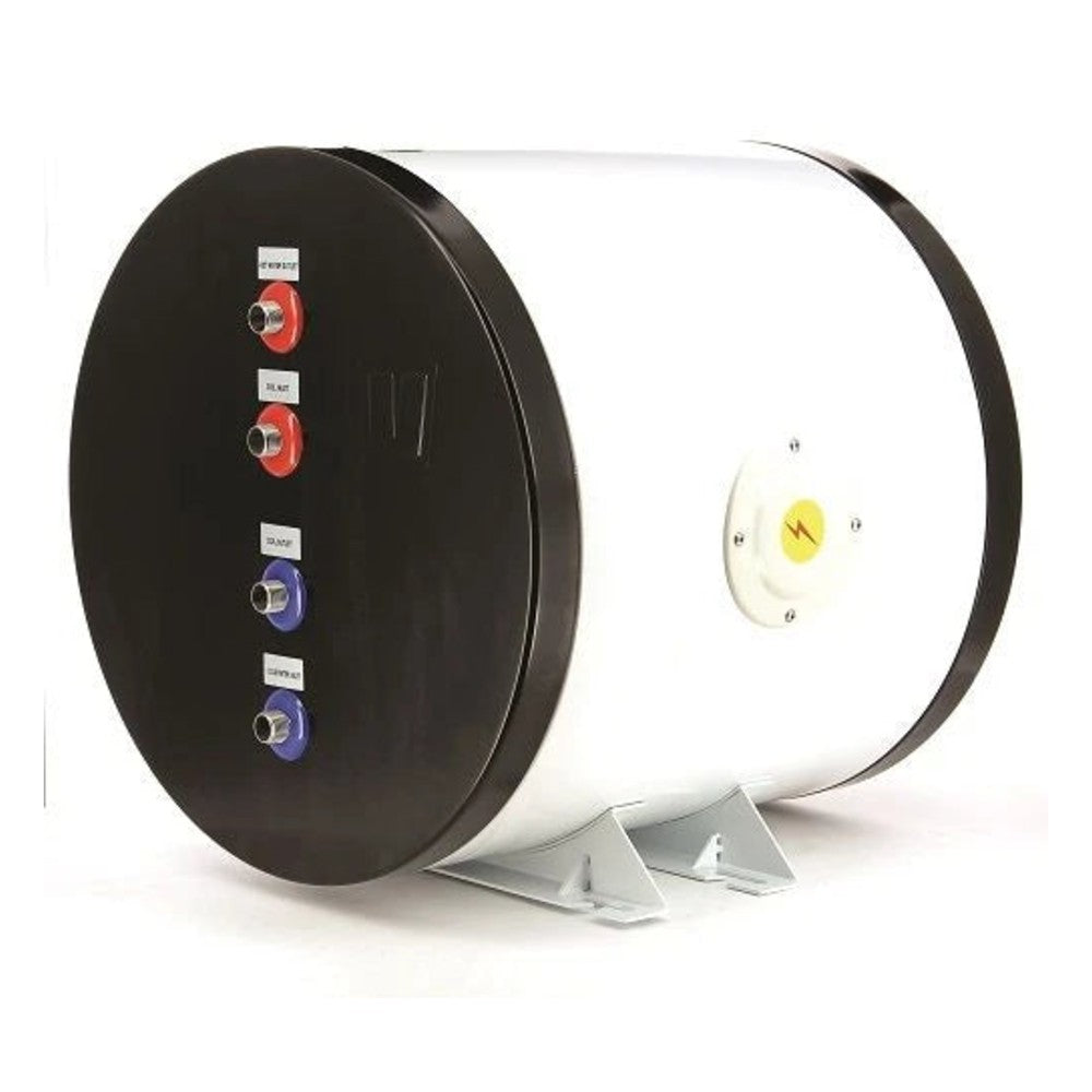 Vetus vandens šildytuvas su dviem šilumokaičiais, 25 l, su montavimo rinkiniu ir 230 V / 1500 W kaitinimo elementu – WHT025