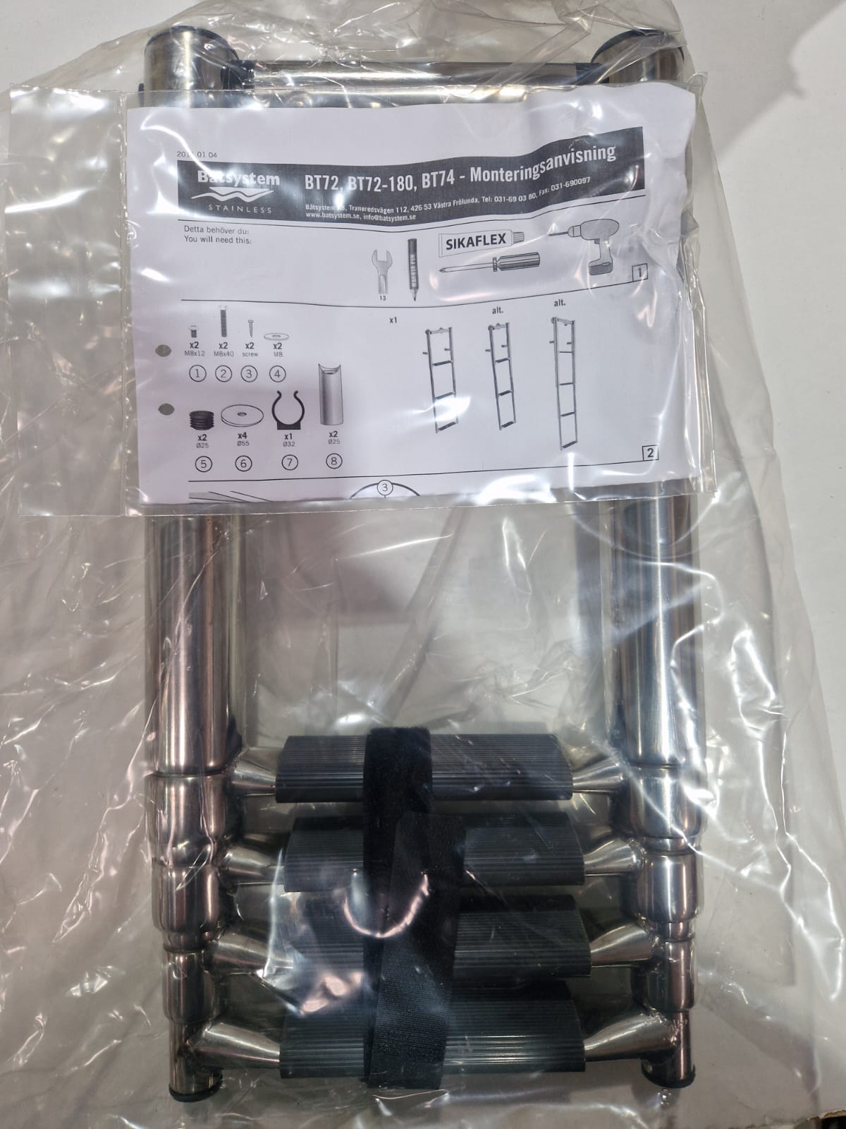 Båtsystem BT72 maudymosi kopėčios