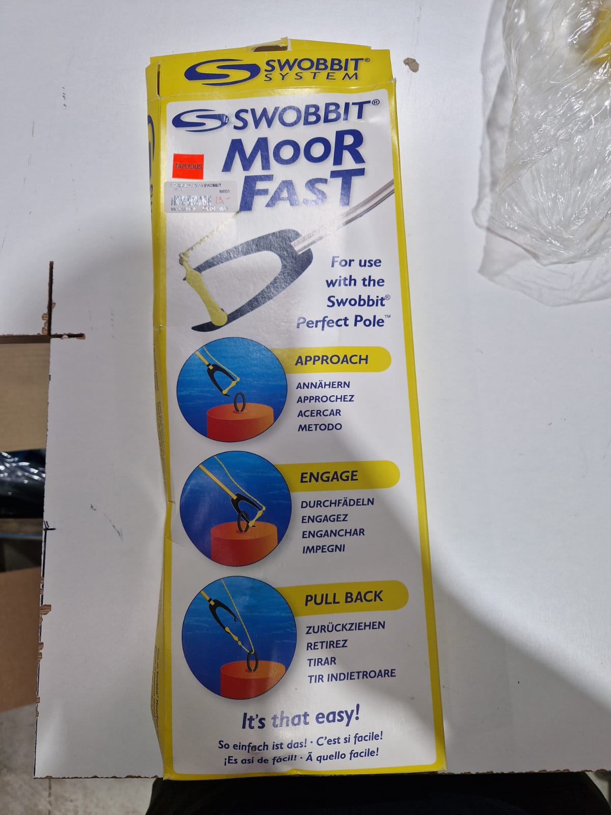Swobbit Moorfast švartavimo kablys SW66690