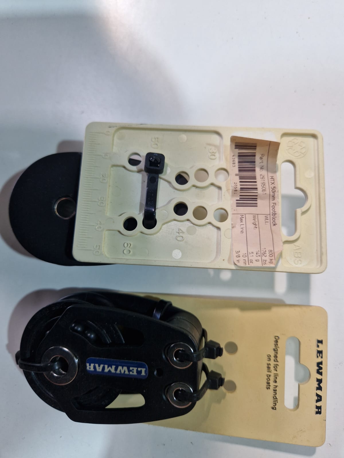 Lewmar HTX 50 mm pagrindo blokas