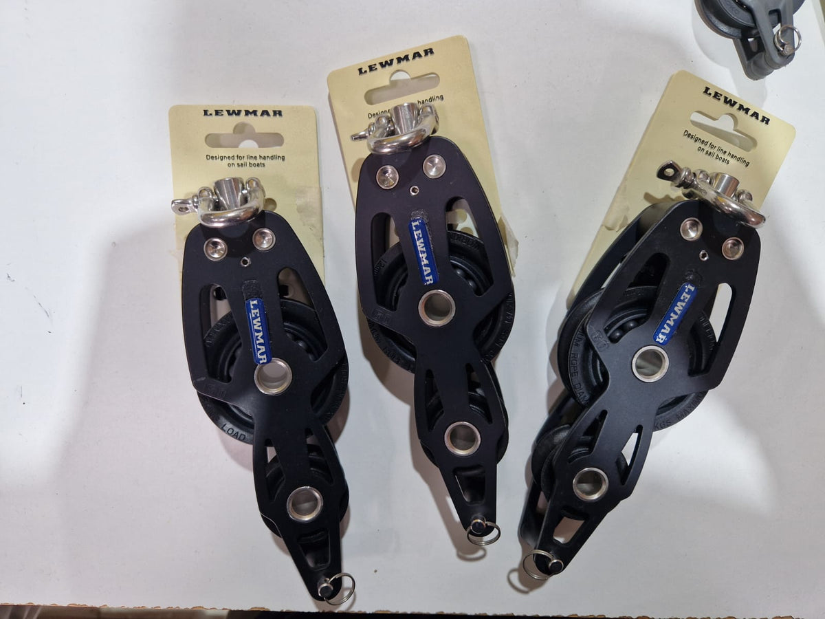 Lewmar HTX 60 mm fiddle blokas su beketu