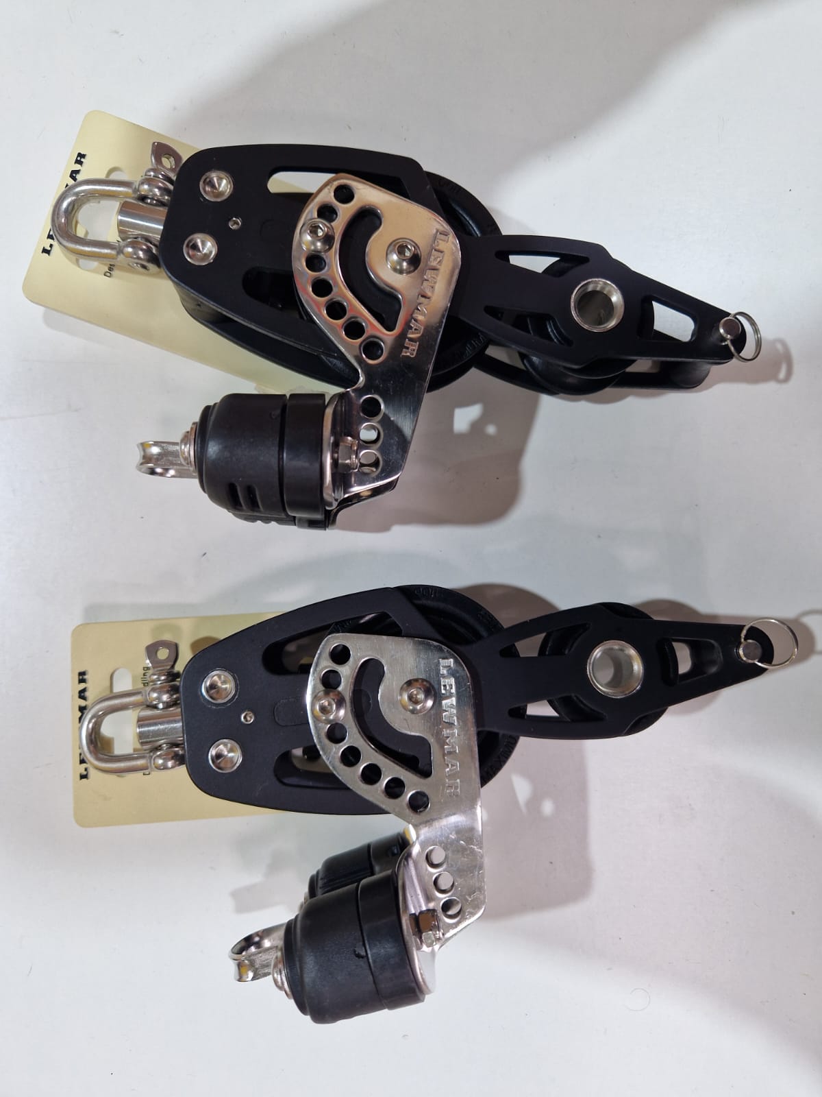 Lewmar HTX 60 mm fiddle blokas su beketu ir kumšteliu