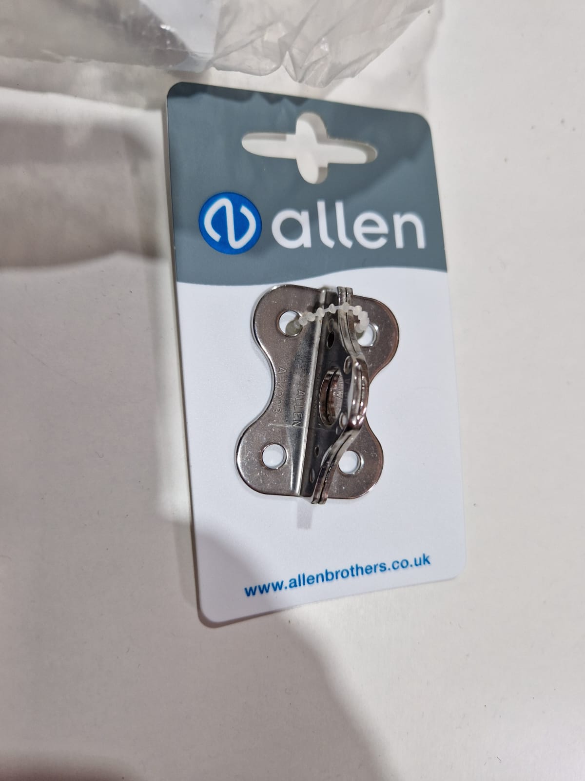 Allen A4003 nerūdijančio plieno tvirtinimo plokštelė
