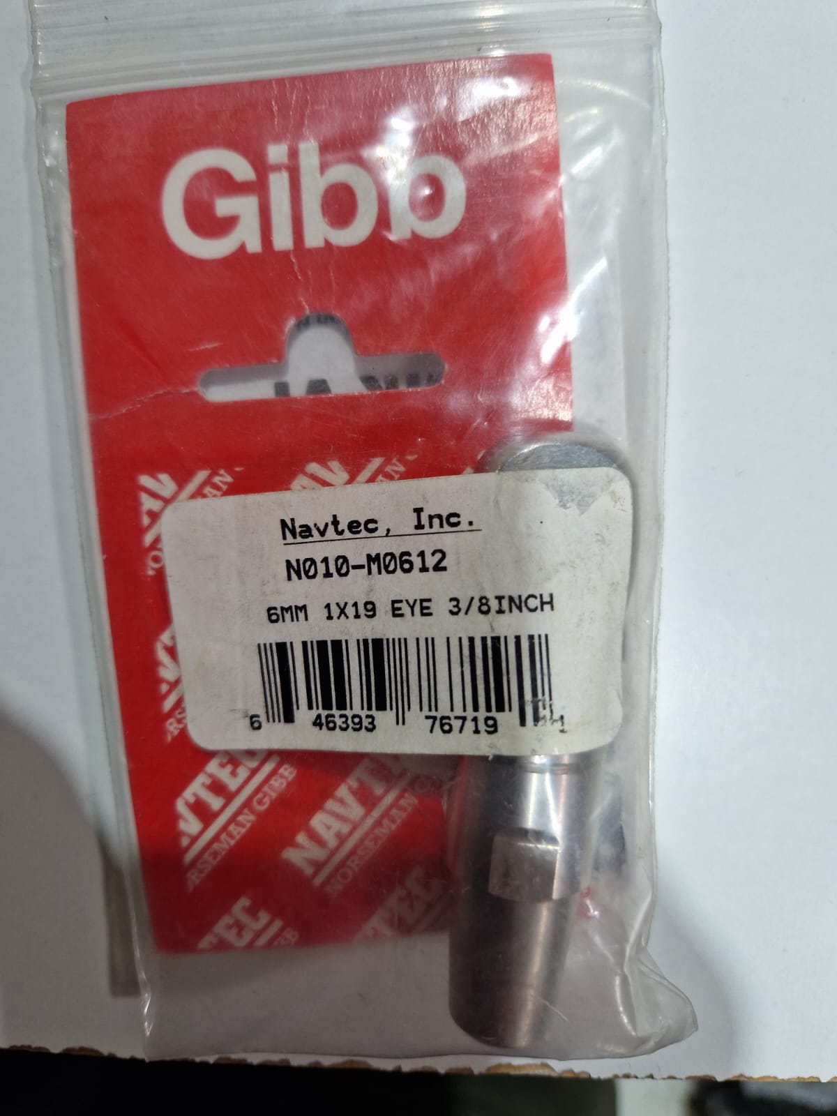 Navtec 6 mm 1x19 kilpinis antgalis 3/8"