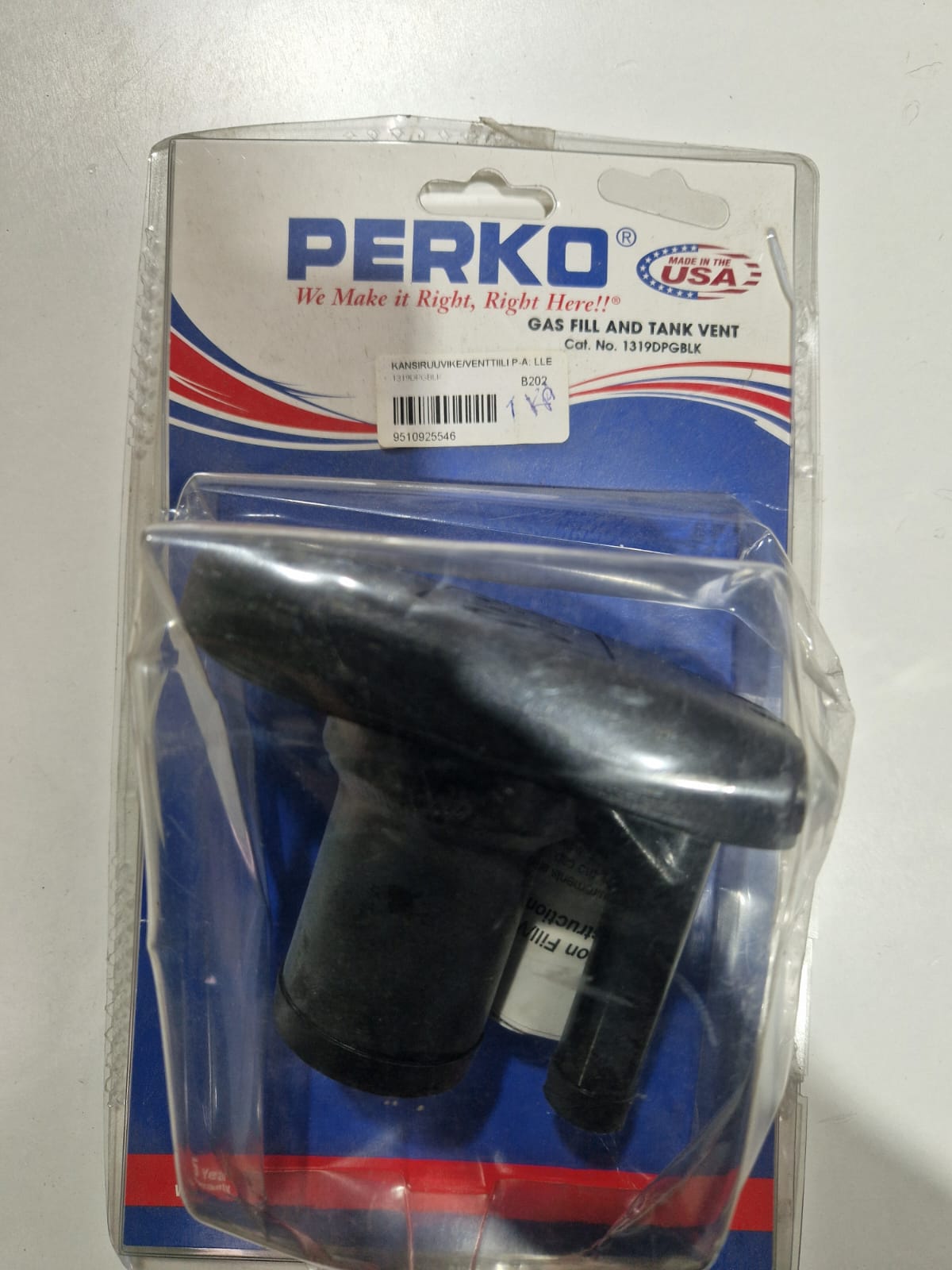 Perko 1319DPGBLK ventiliuojamas degalų bako dangtelis
