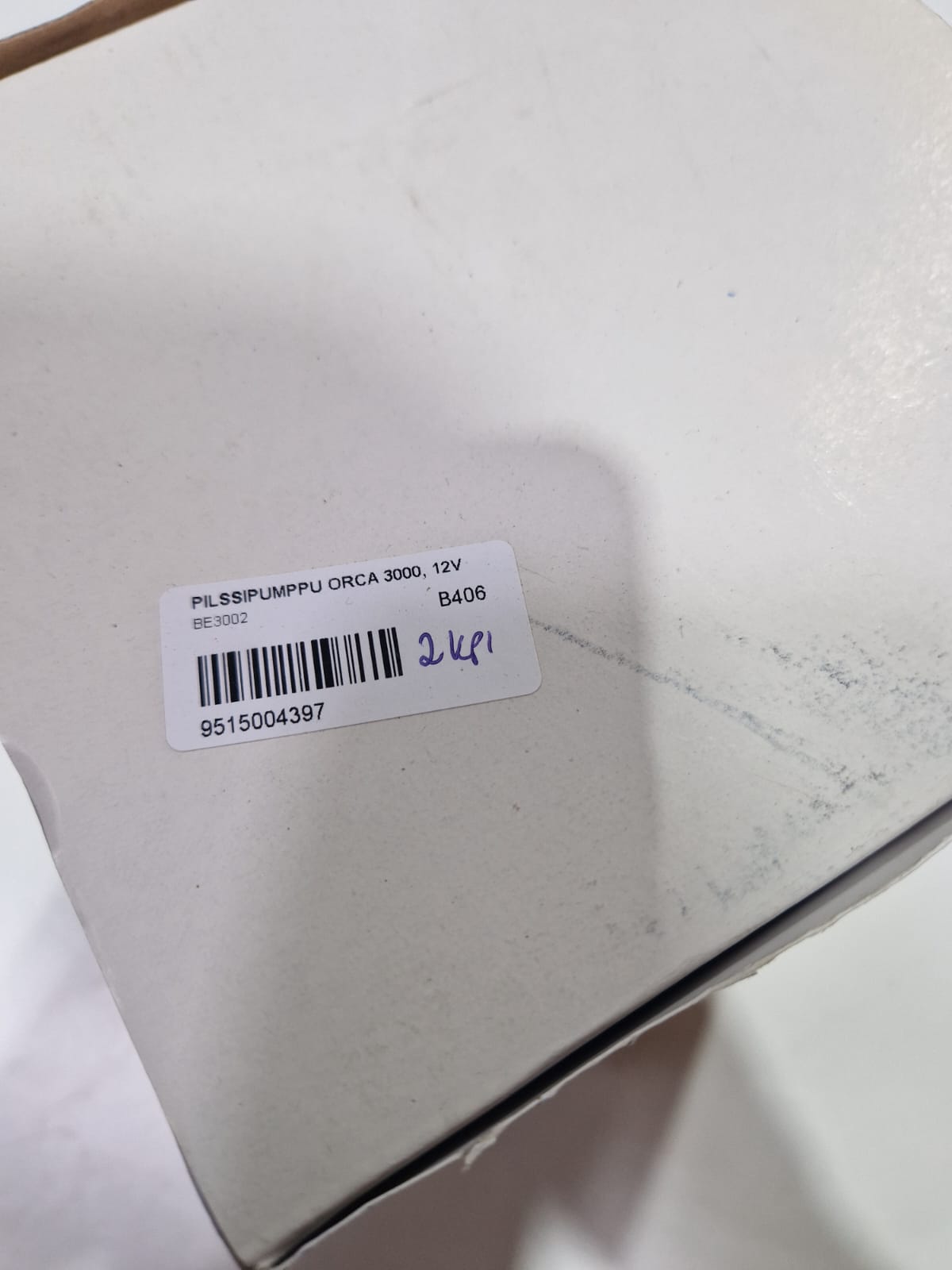 Whale Orca 3000 elektrinis trumo siurblys 12 V